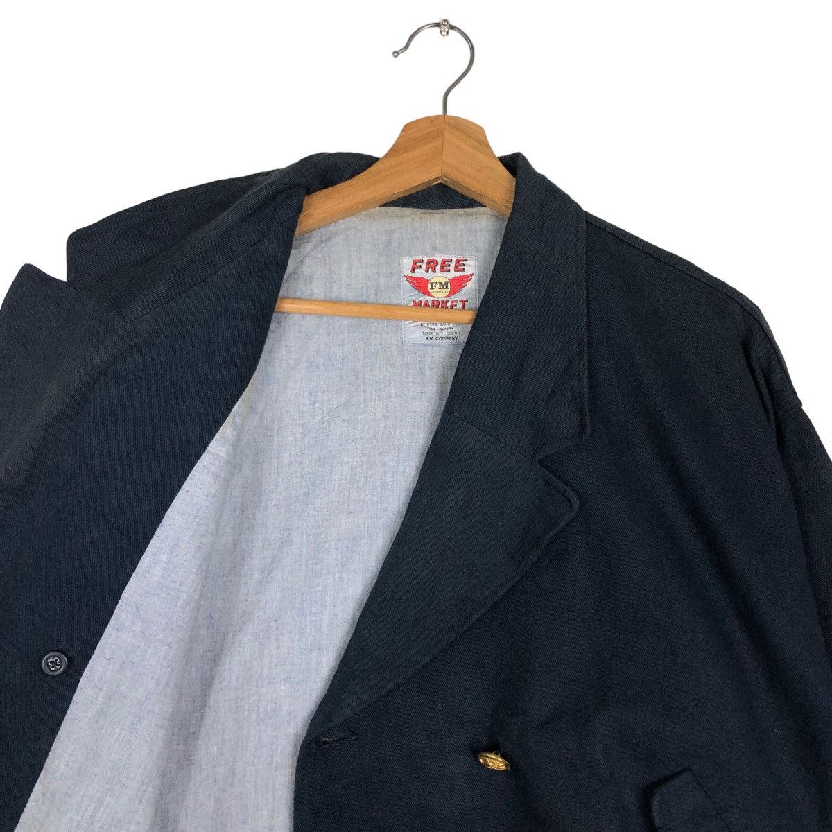 Vintage 🔥Punk Bomber Jacket Riot Riot Double Breast Free Market USA Size US M / EU 48-50 / 2 - 12 Thumbnail