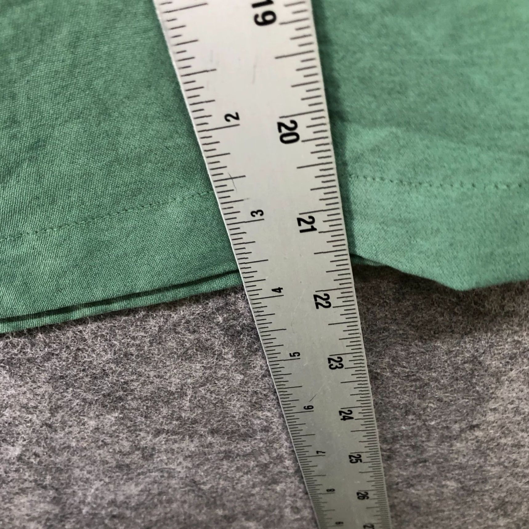 Vintage Adyson Parker Blouse Shirt Womens M Sage Green Crewneck Short Sleeve Chiffon Polyester Size M / US 6-8 / IT 42-44 - 7 Thumbnail
