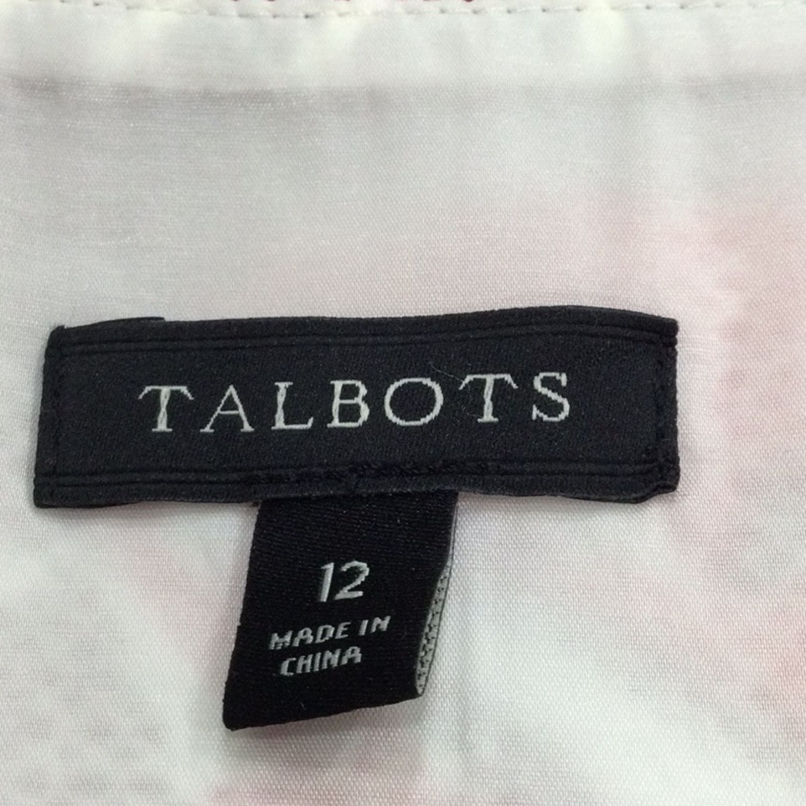 Other Talbots Lined White/Floral Midi Shift Dress Size 12 Size XL / US 12-14 / IT 48-50 - 10 Thumbnail