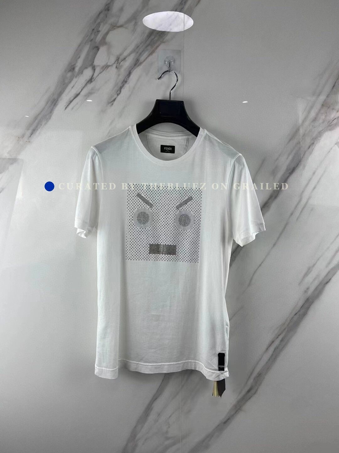 Fendi Fendi Little Monster Diamond T-Shirt Size US M / EU 48-50 / 2 - 1 Thumbnail