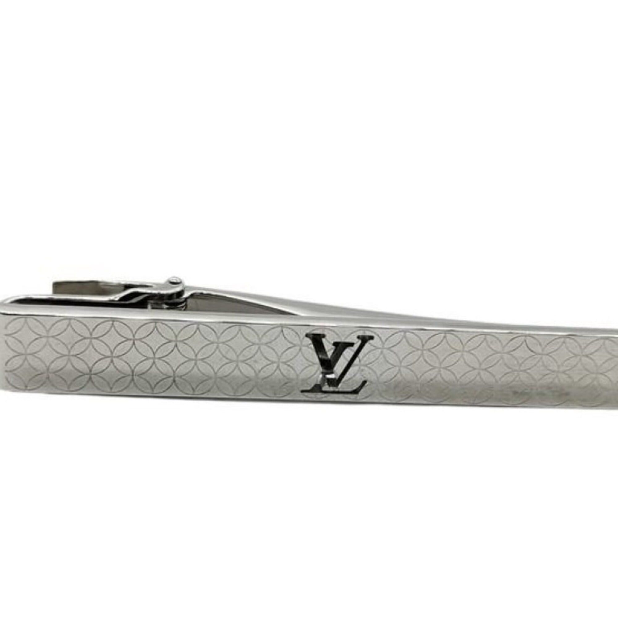 Louis Vuitton Louis Vuitton Tie Clip, Cravat Champs-Élysées, M65042, Silver Metal, Men's Size ONE SIZE - 1 Thumbnail