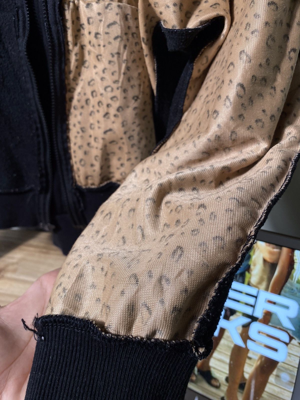 Japanese Brand Rock Candy Leopard Zip Hoodie Lgb Punk Style Size ONE SIZE - 8 Thumbnail