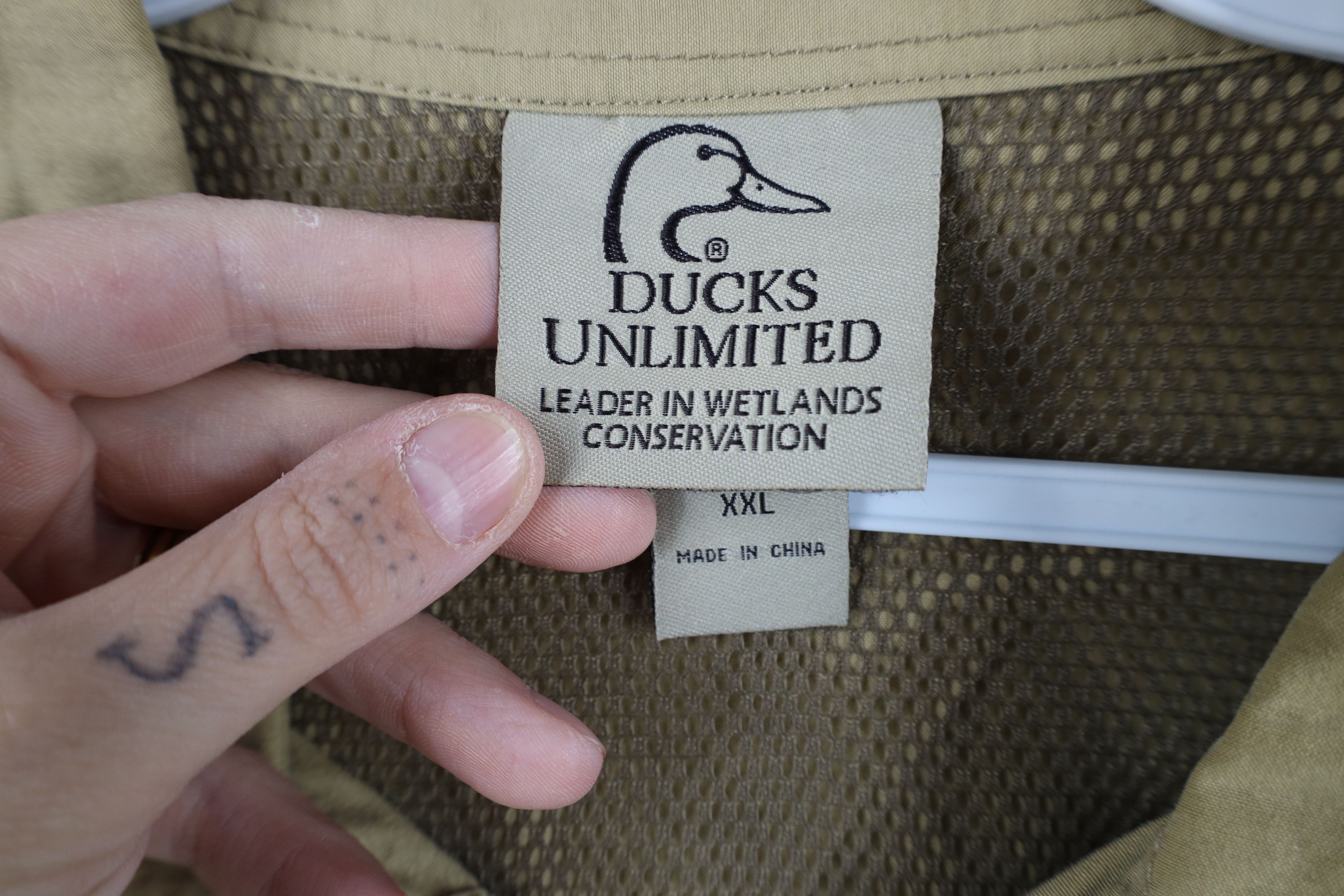 Vintage Vintage Ducks Unlimited Short Sleeve Collared Button Shirt Size US XXL / EU 58 / 5 - 9 Thumbnail