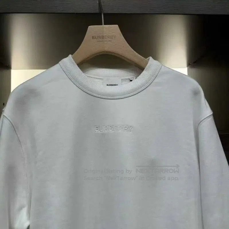 Burberry Burberry Spring Autumn White Logo Cropped Sweatshirt. Size M / US 6-8 / IT 42-44 - 4 Thumbnail