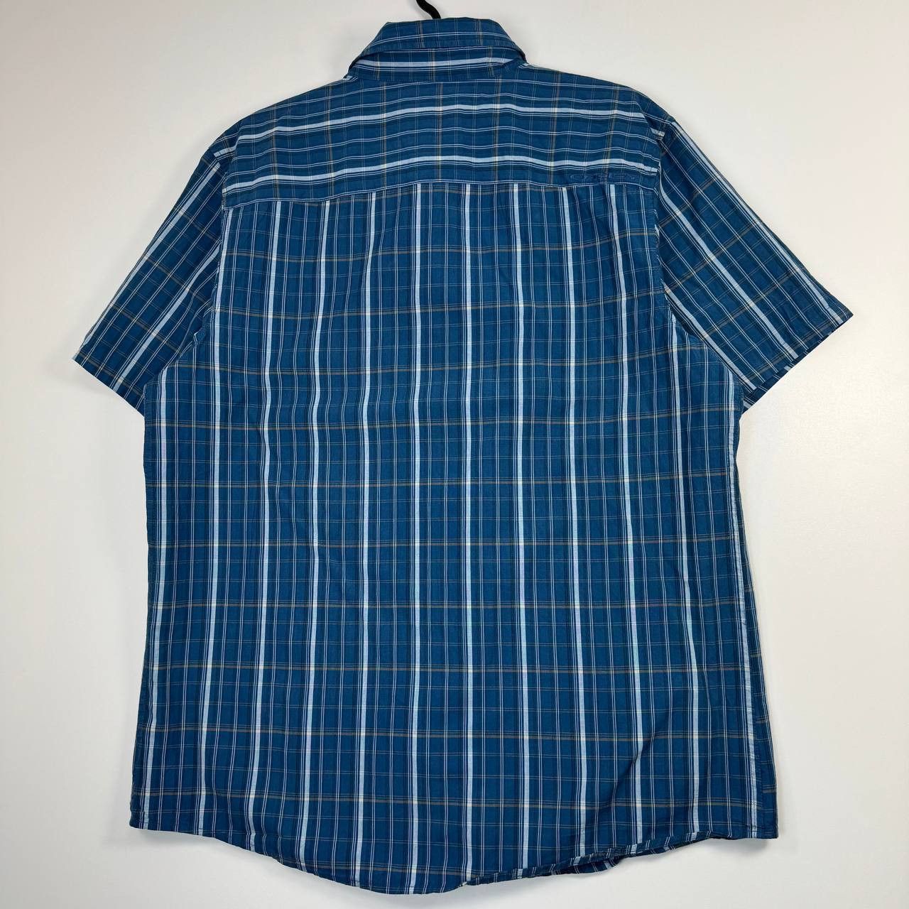 Oakley Oakley Forged Goods Plaid Shirt Blue Short Men Size XL Size US XL / EU 56 / 4 - 11 Thumbnail
