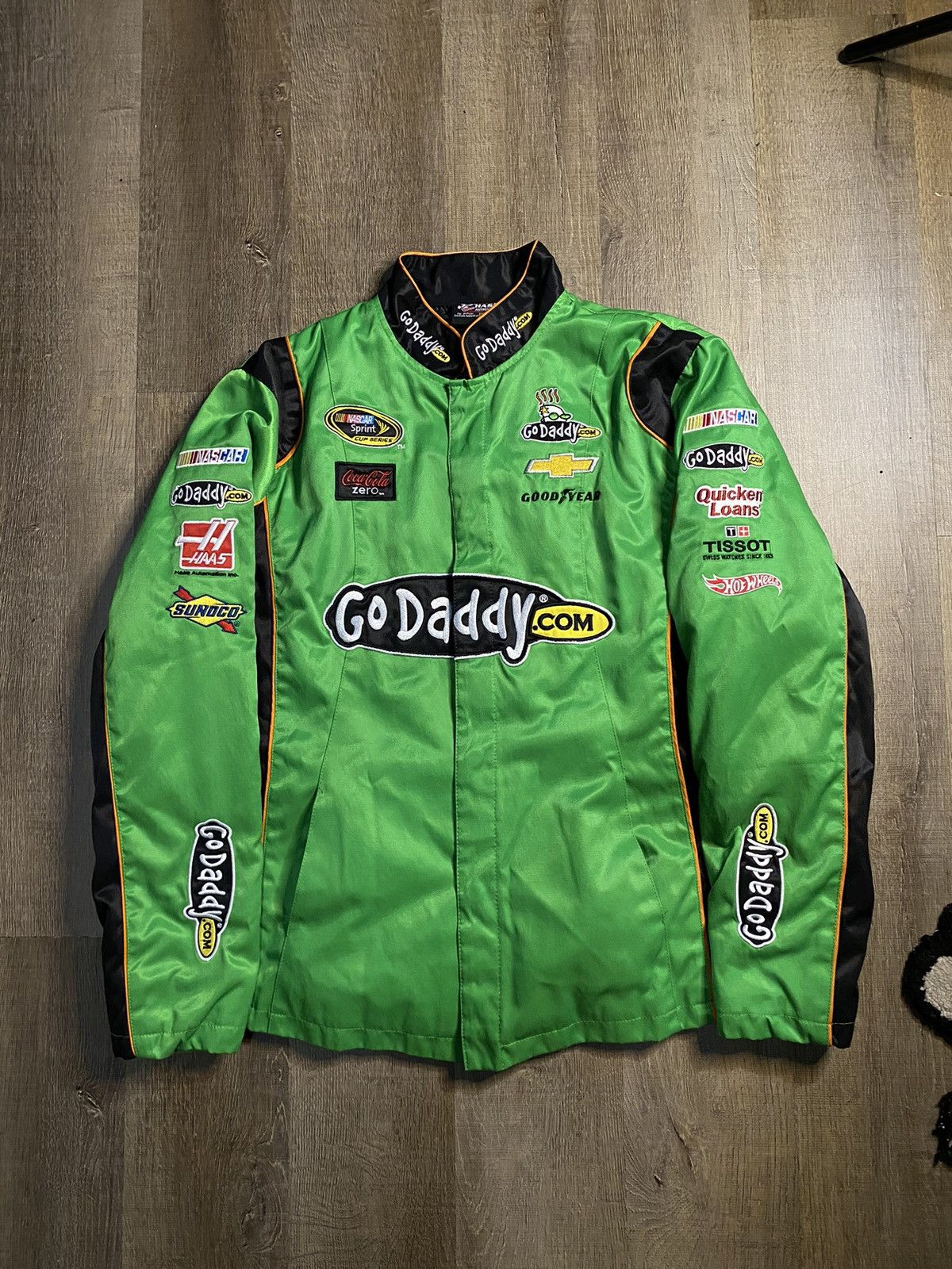 image of Chase Authentics x Nascar Vintage Danica Patrick Godaddy W in Green, Women's (Size XL)