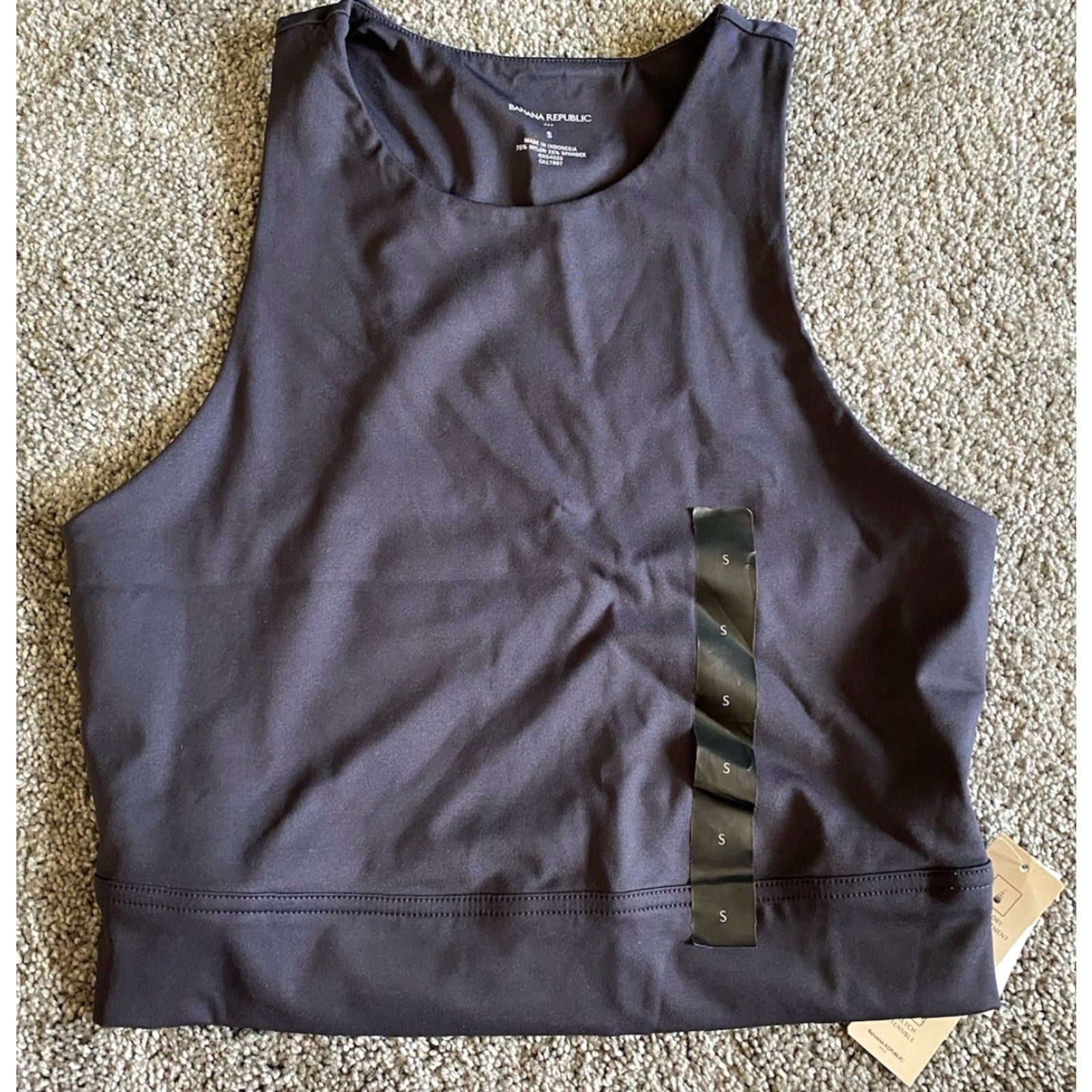 Banana Republic Banana Republic Tank Top Women S Quick Dry Stretch Sleeveless Gray Pullover Casual Workwear, Classic Preppy Designer Sports Outdoor NWT New Size S / US 4 / IT 40 - 2 Thumbnail