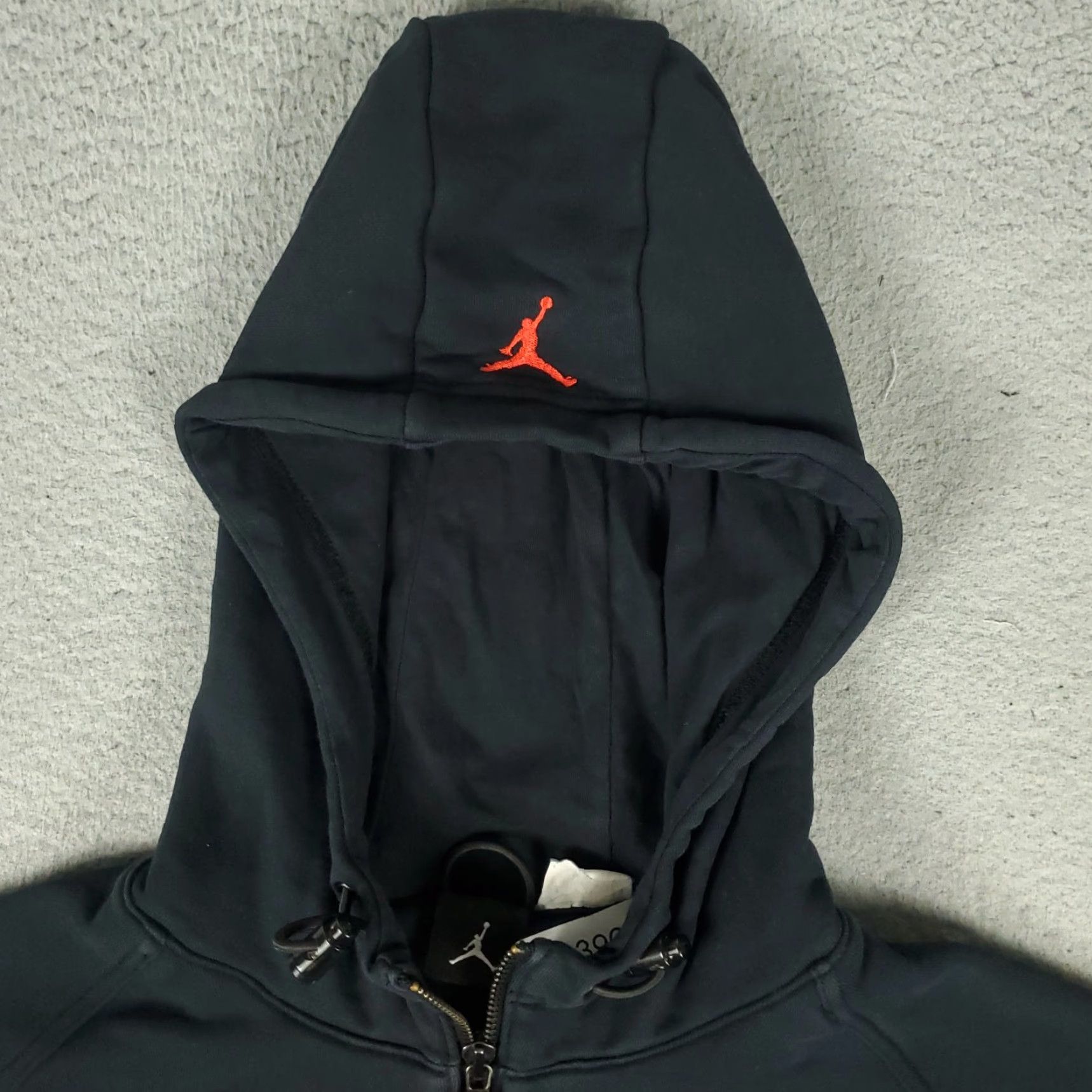Jordan Brand Jordan Hoodie Mens XL Black Jumpman Full Zip Up Sweatshirt Size US XL / EU 56 / 4 - 2 Thumbnail