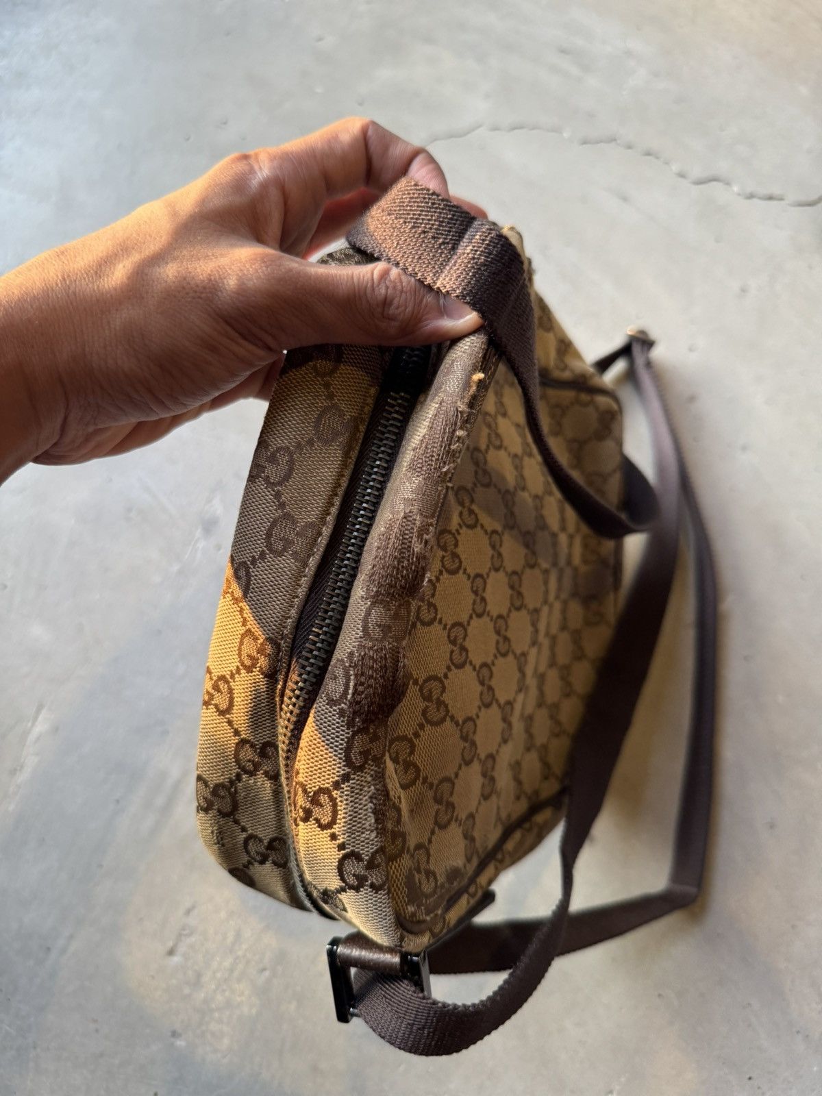 Gucci GUCCI shoulder bag GG canvas Brown Size ONE SIZE - 7 Thumbnail