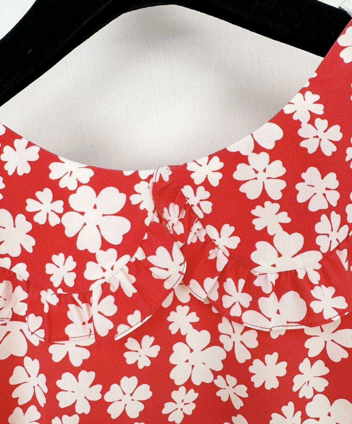Miu Miu Miumiu floral silk blouse Size L / US 10 / IT 46 - 7 Thumbnail