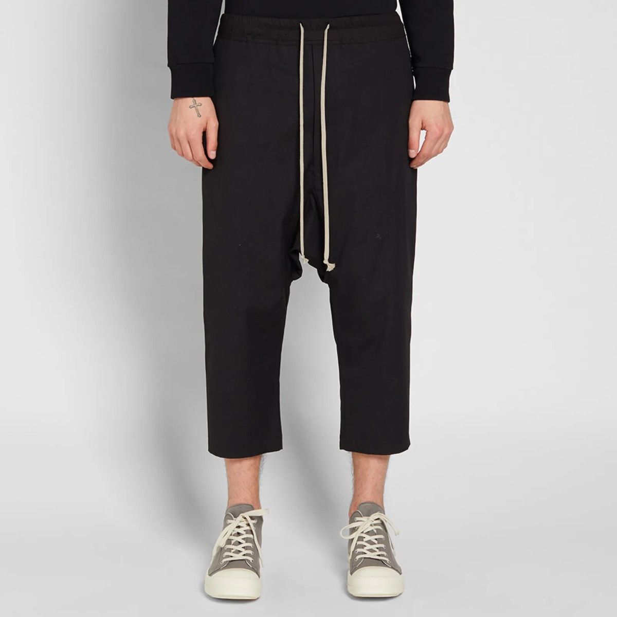 Rick Owens Rick Owens - “Dirt” S/S 18’ - Drawstring Cropped Trouser Size US 34 / EU 50 - 20 Thumbnail