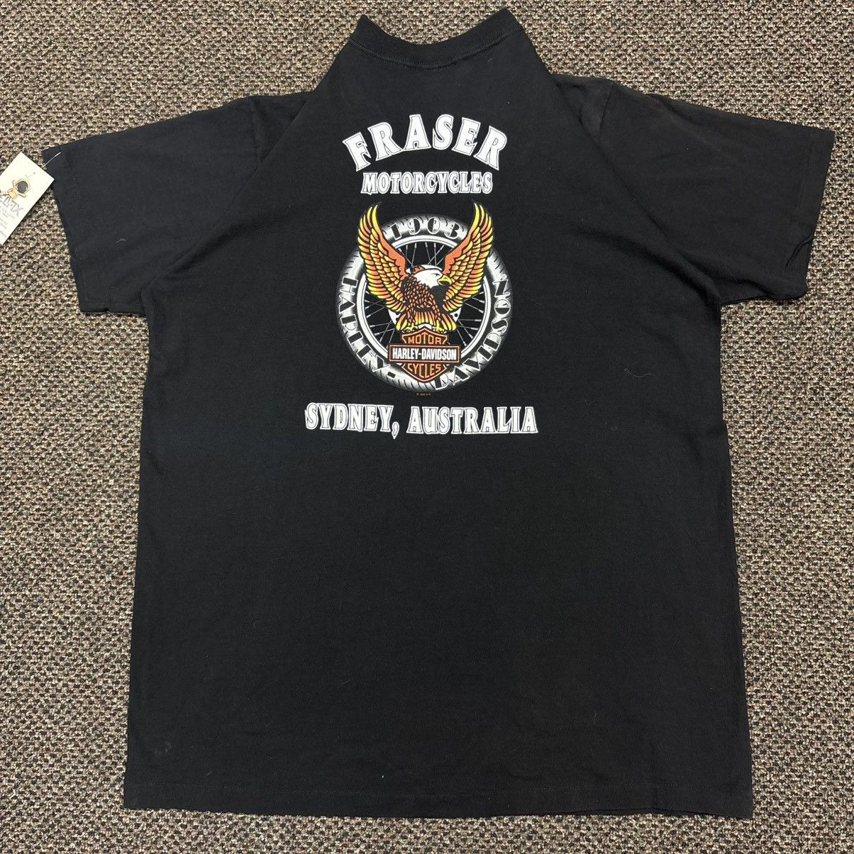 Harley Davidson 1995 Vintage Harley Davidson T-shirt Size XL Size US XL / EU 56 / 4 - 2 Thumbnail