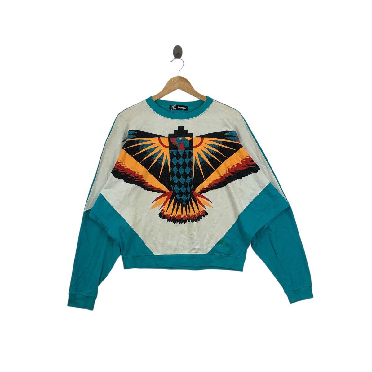 Kansai Yamamoto Vintage 80’ KANSAI YAMAMOTO Bird Of Paradise Eyes Tag Size S / US 4 / IT 40 - 1 Thumbnail