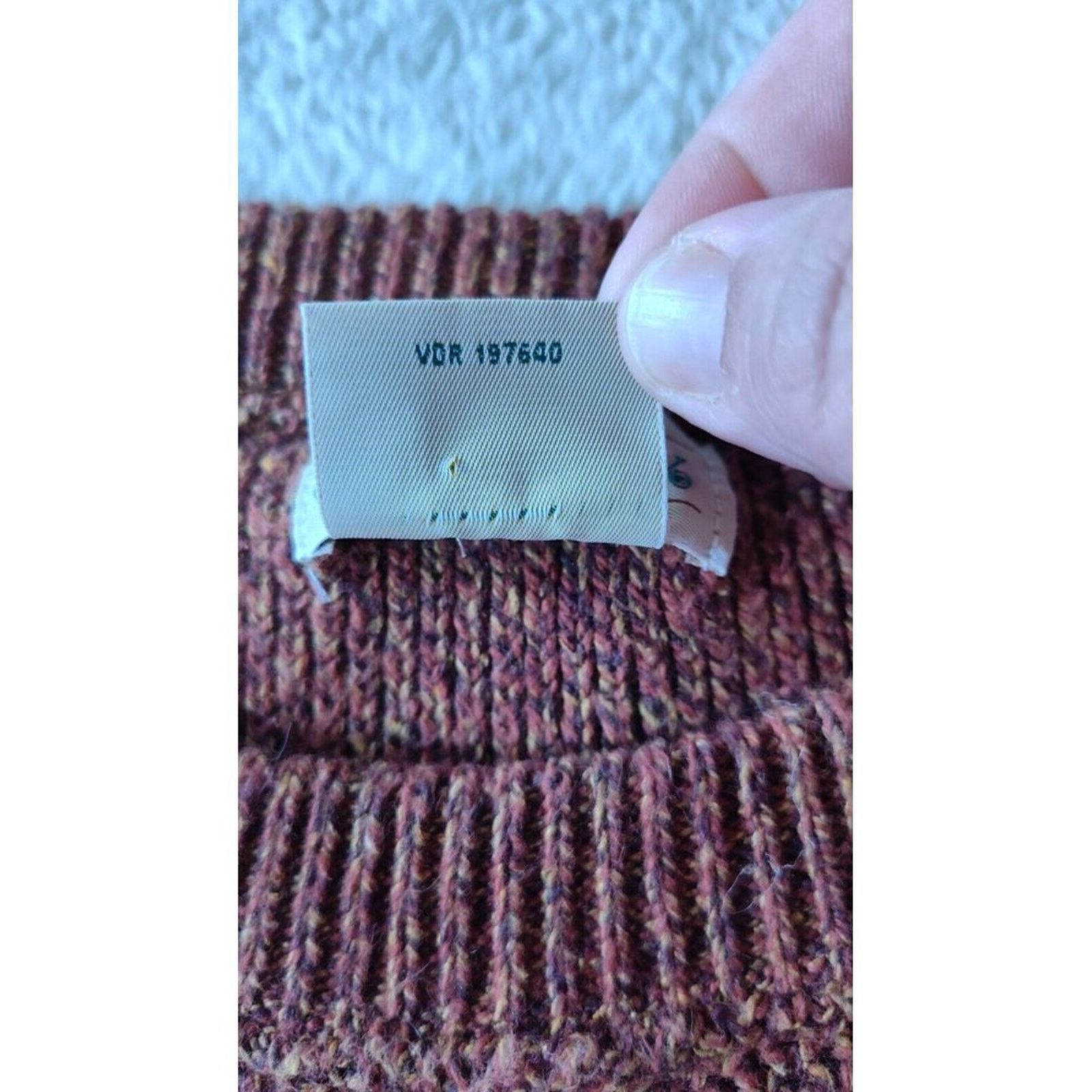 & Other Stories Vintage 90s St Johns Bay Sweater XXL Brown Grandpa Made USA Size US XXL / EU 58 / 5 - 8 Thumbnail