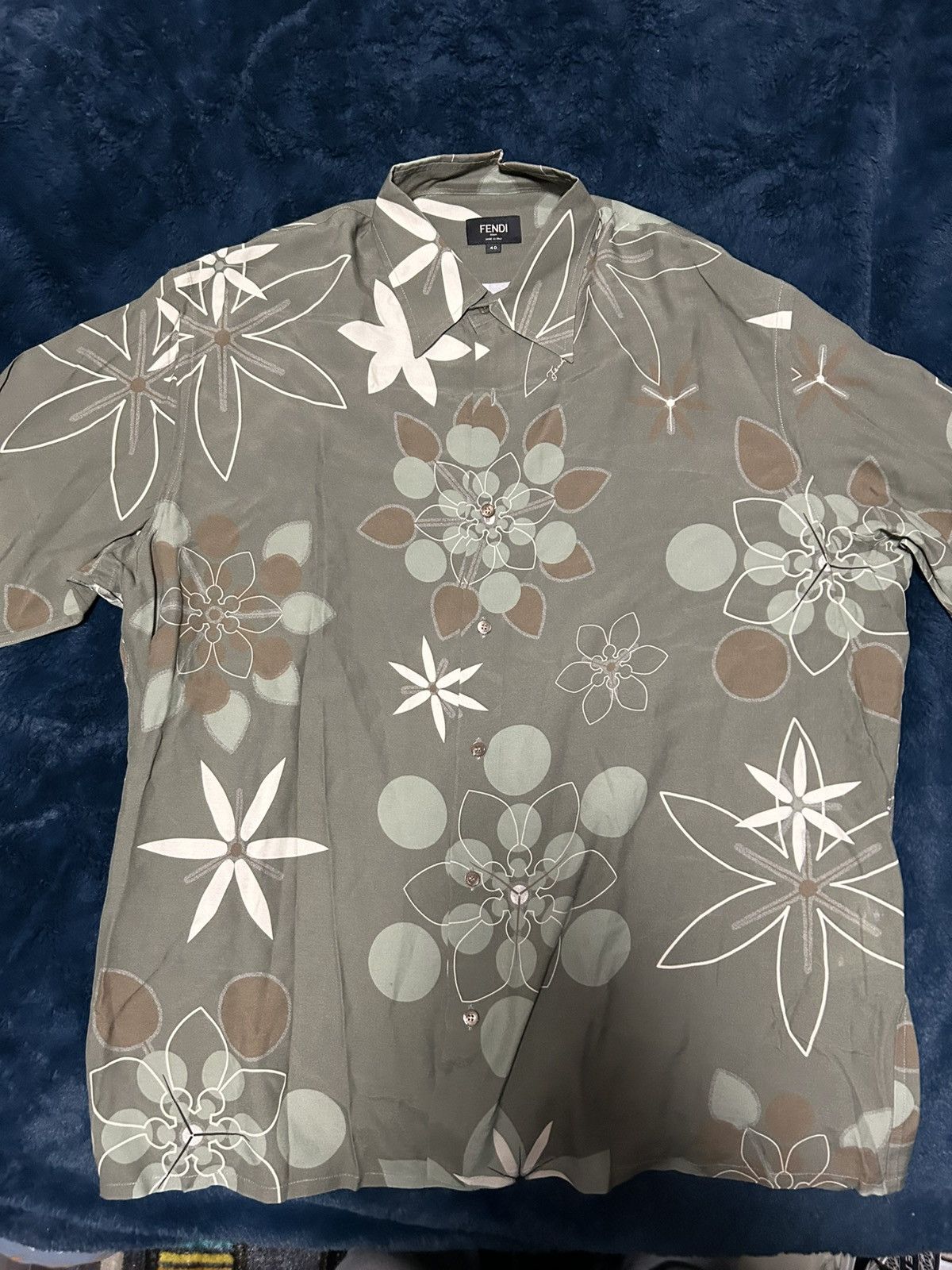 Fendi Fendi button up Size US M / EU 48-50 / 2 - 1 Thumbnail