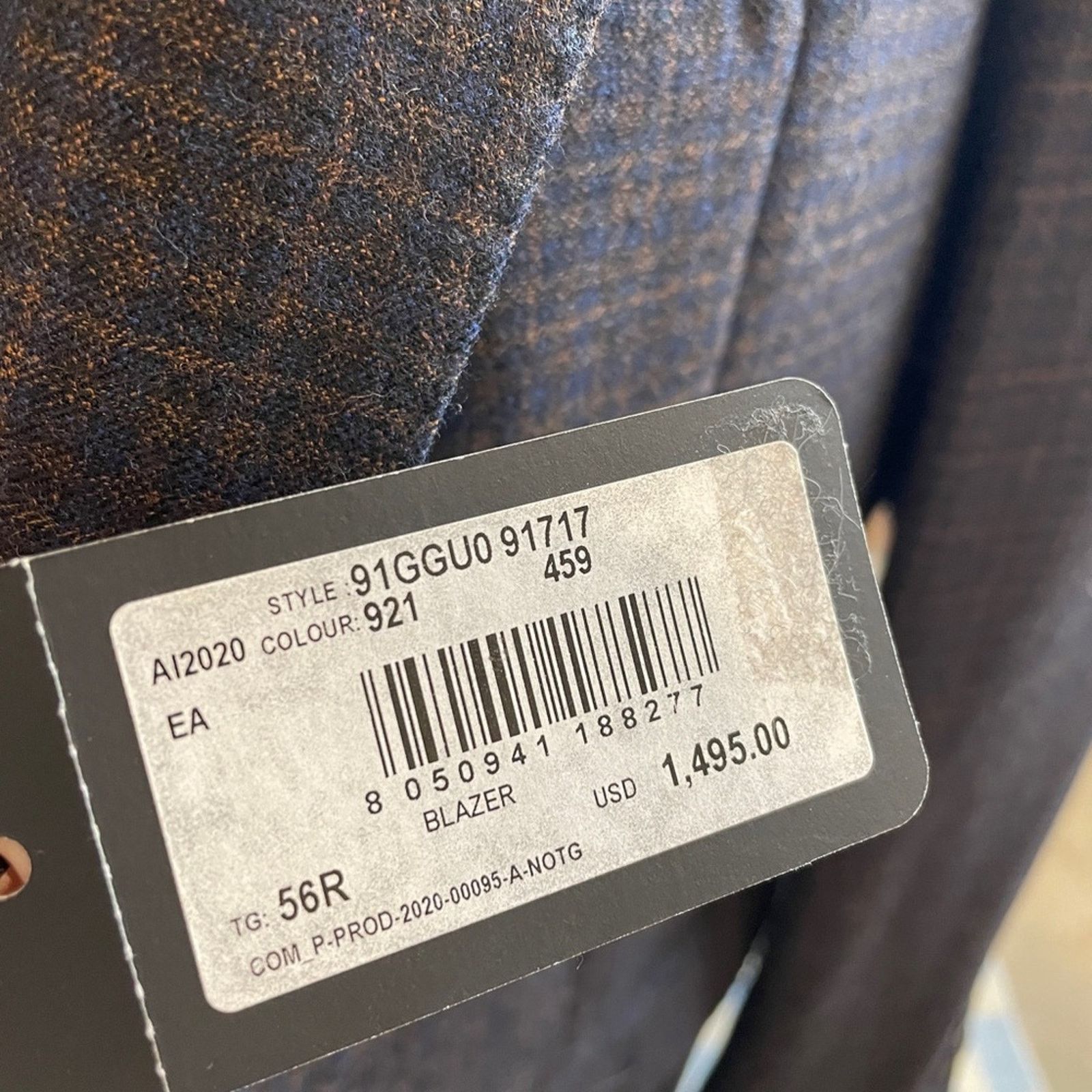 Emporio Armani Emporio Armani men’s blazer Size US M / EU 48-50 / 2 - 3 Thumbnail