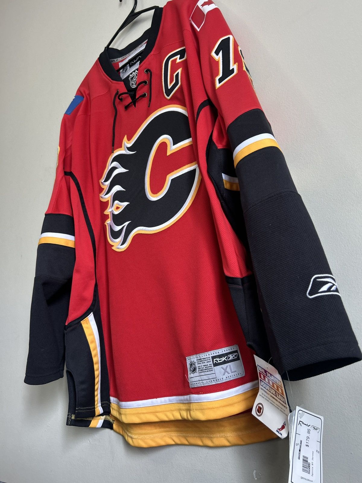 NHL × Reebok Reebok Calgary Flames Jerome Iginla NHL Jersey Size US XL / EU 56 / 4 - 5 Thumbnail