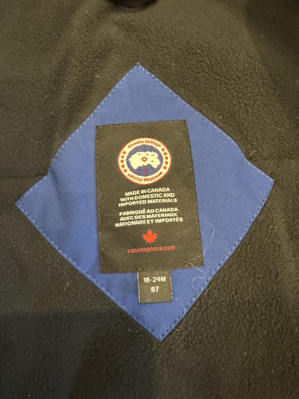 Canada Goose Baby Lamb Snowsuit Heritage Size XXS / US 00 / IT 34 - 5 Thumbnail