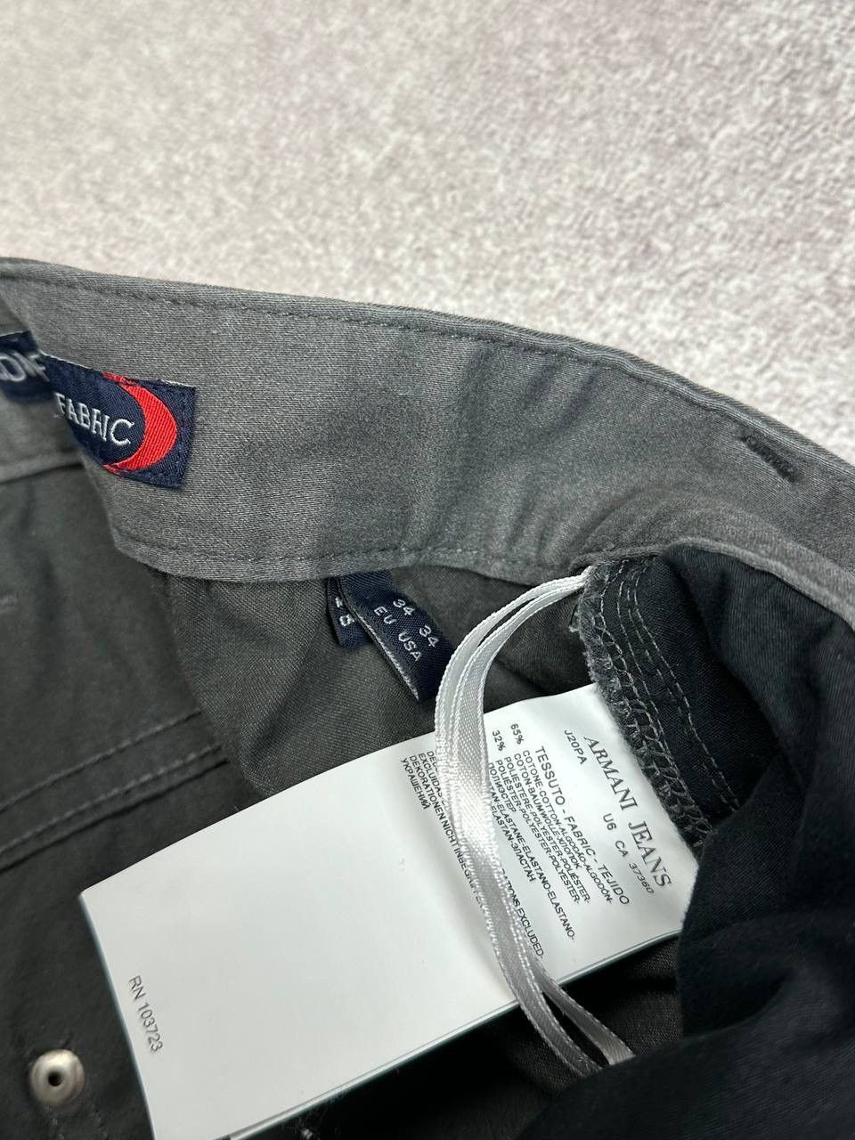Armani Vintage Armani Metal Logo Gray Denim Jeans Pants 34 Size US 34 / EU 50 - 11 Thumbnail