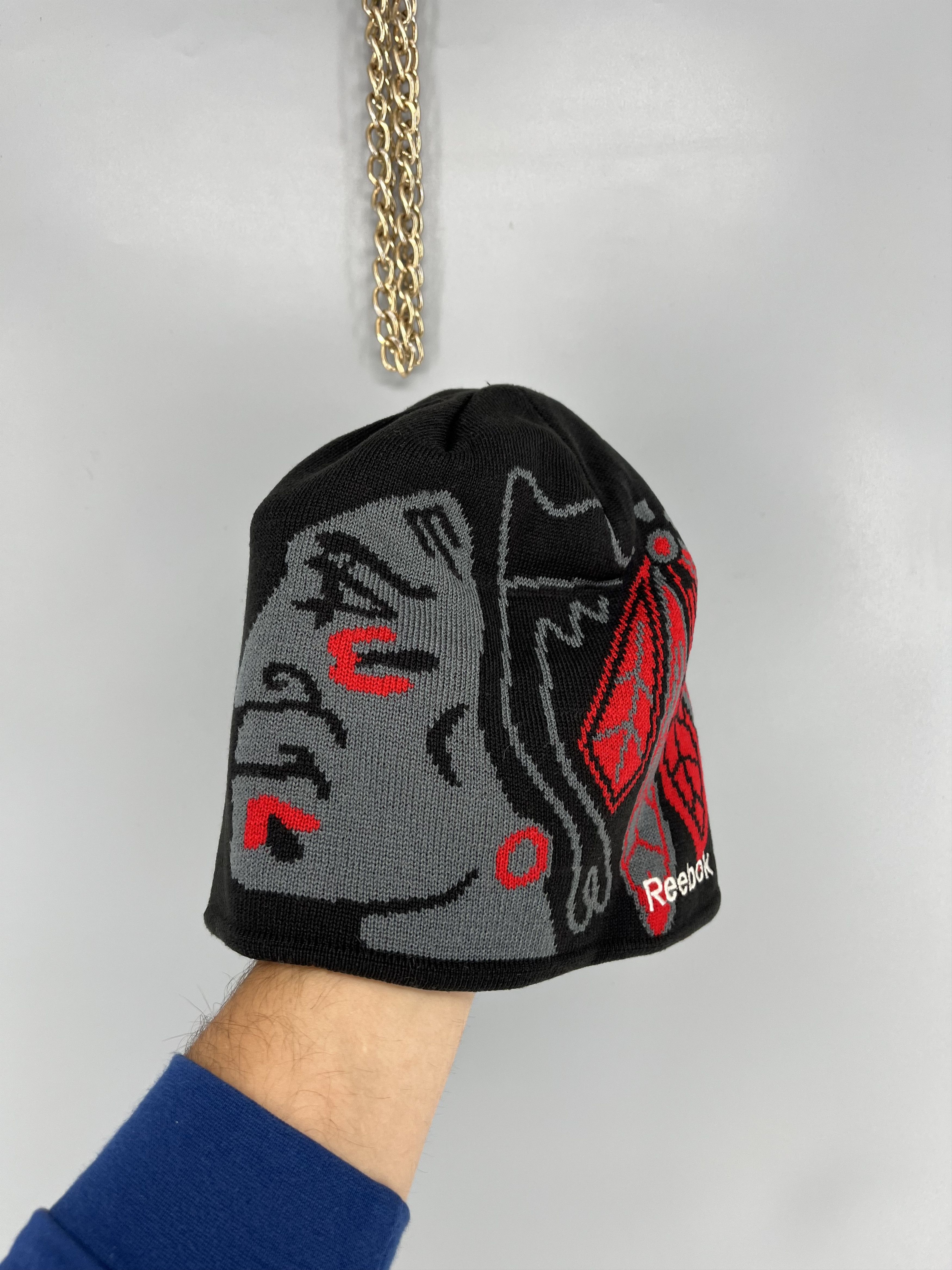 Reebok Reebok Men's Chicago Blackhawks Fanatics Red/Black Size ONE SIZE - 3 Thumbnail