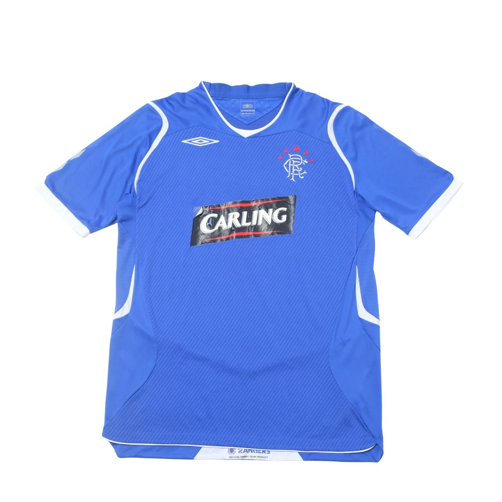 Umbro 2008/09 Rangers Home Shirt Umbro (L) Size US L / EU 52-54 / 3 - 1 Thumbnail