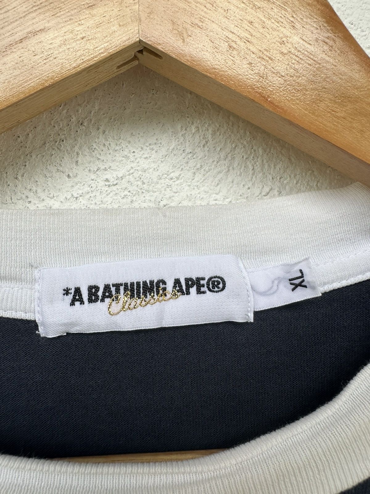 Nigo Bape Striped Long Sleeve Tee Size US XL / EU 56 / 4 - 7 Thumbnail