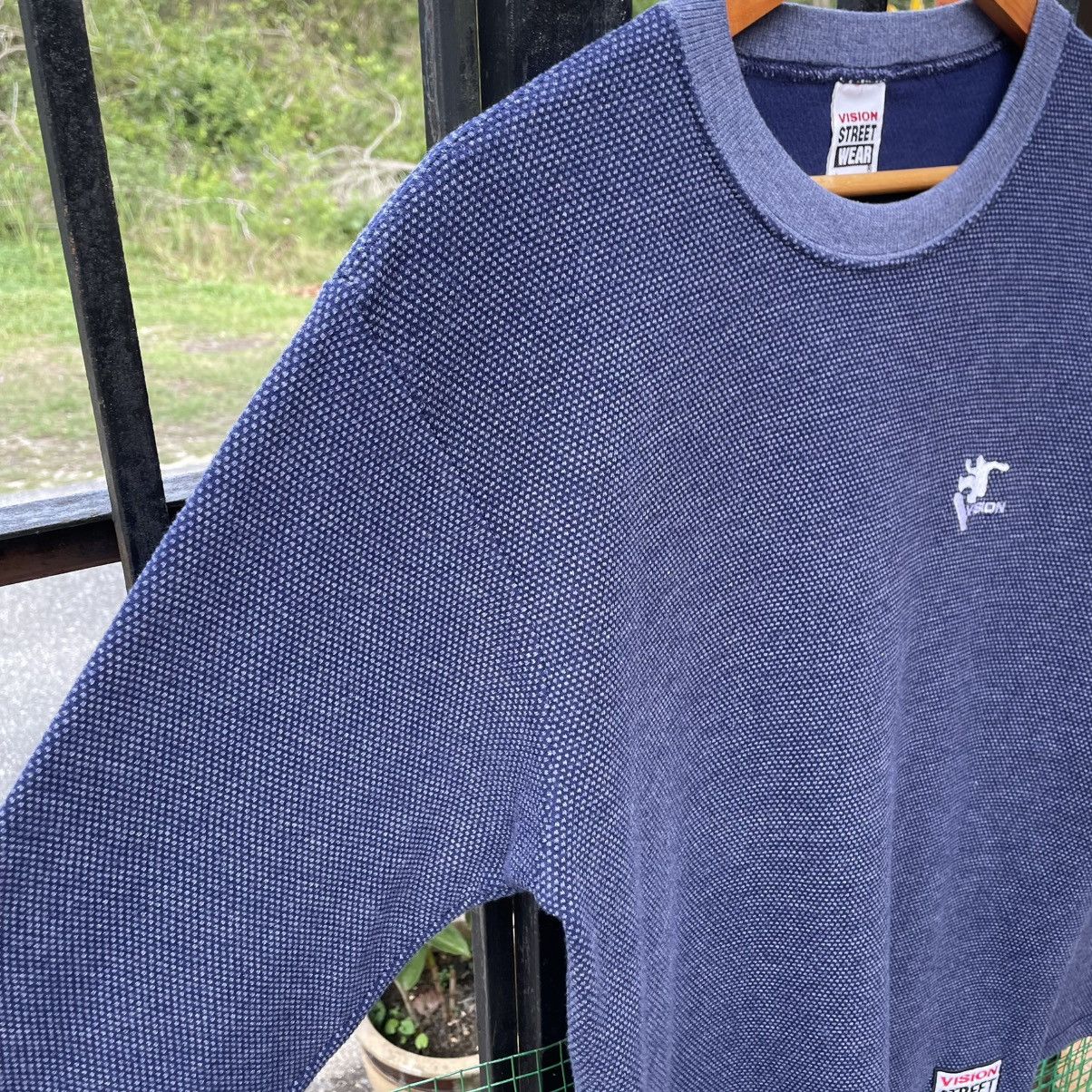 Vision Streetwear 🔥Vintage 90s Vision Streetwear Long Sleeves Waffle Tee Size US M / EU 48-50 / 2 - 8 Thumbnail