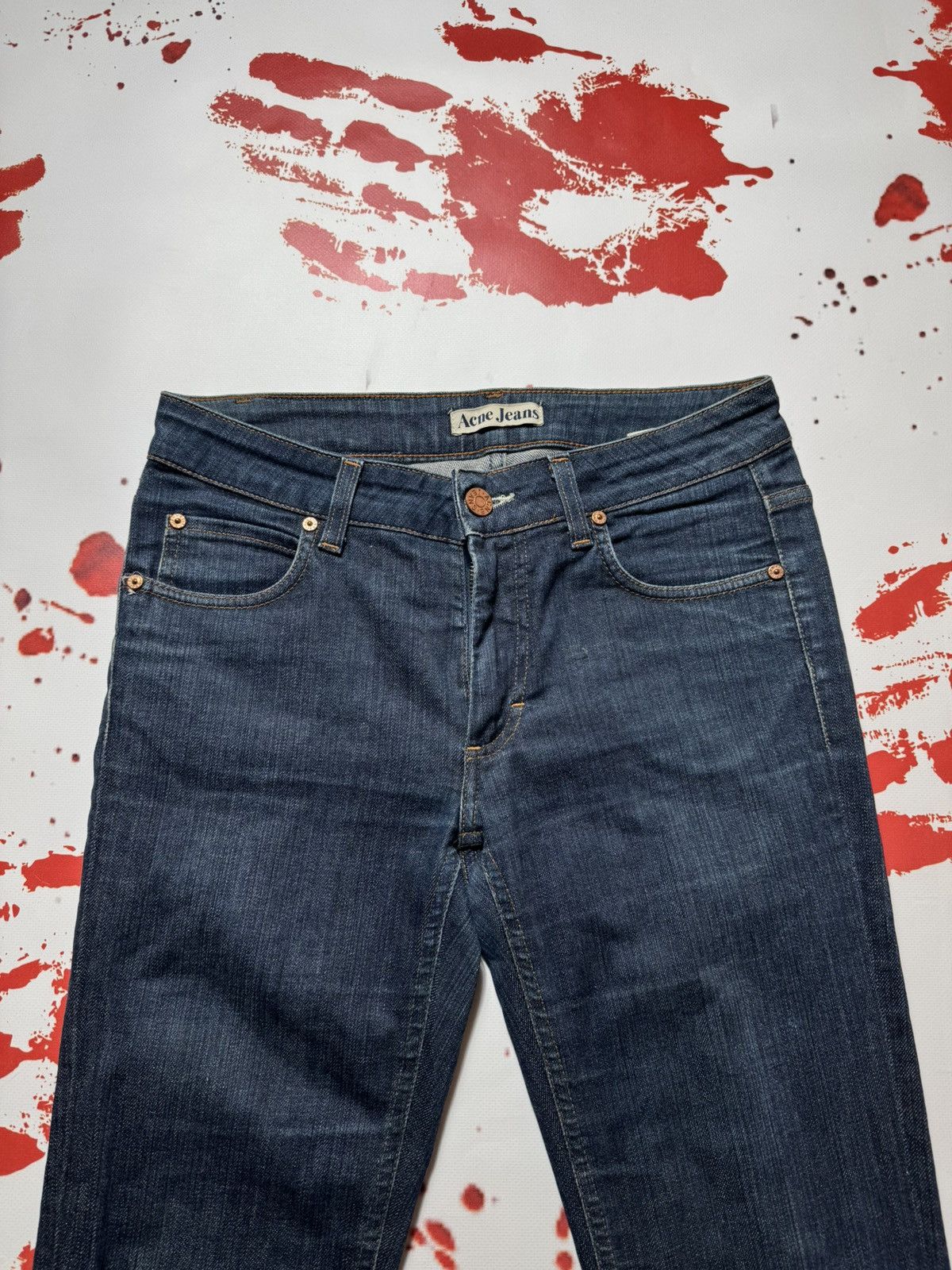 Acne Studios vintage woman acne studios jeans m/29 size Size 29" - 2 Thumbnail
