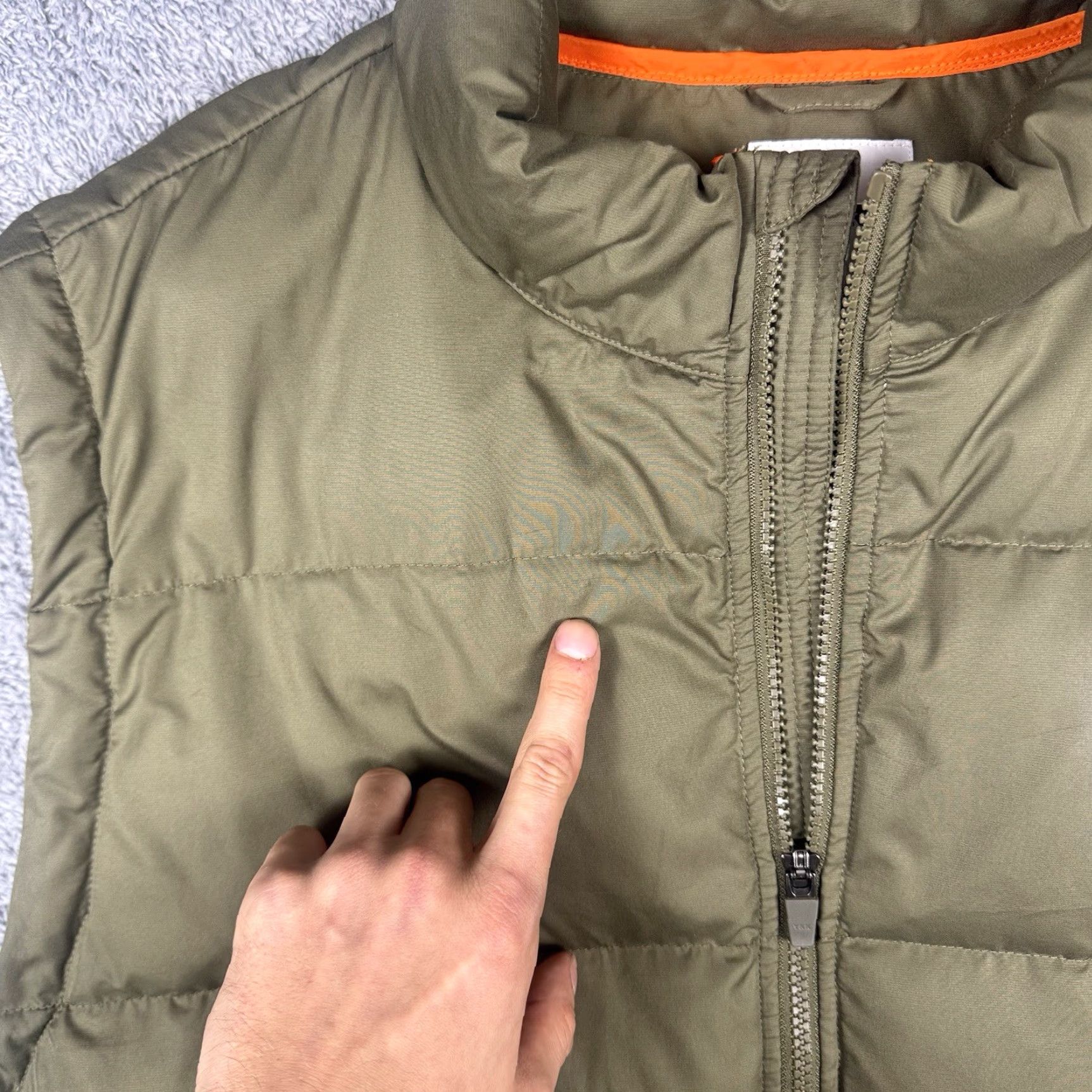 Converse Converse Vest Mens 2XL 2XL Duck Down Puffer Quilted Full Zip Olive Green Hiking Vest Mens Hoodie? Size US XXL / EU 58 / 5 - 4 Thumbnail
