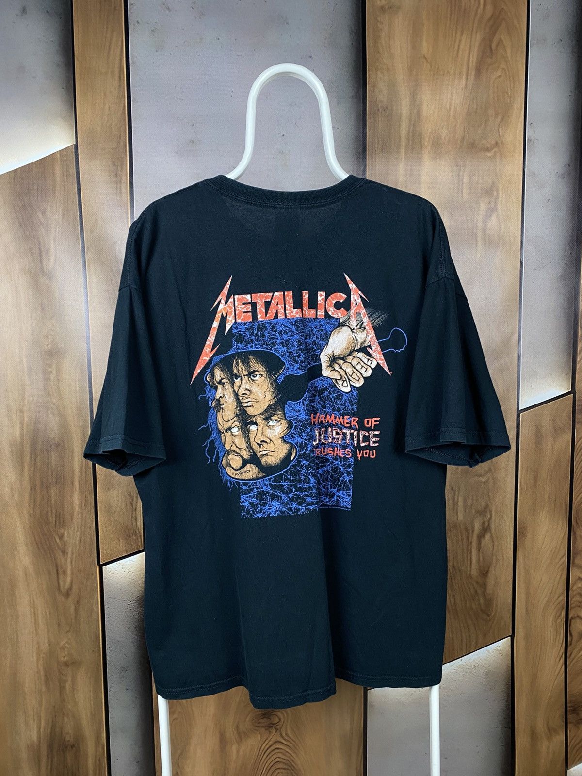 Metallica 💀Vintage 1994—2006 T-Shirt Metallica And Justce For All Tee💀 Size US XL / EU 56 / 4 - 2 Thumbnail