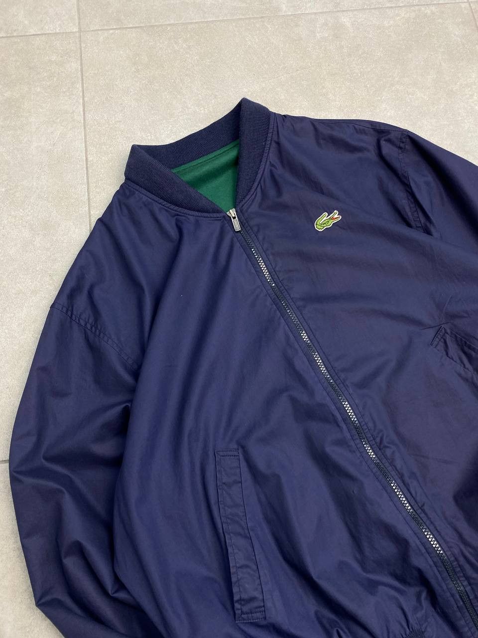 Lacoste Vintage Lacoste Logo Bomber Jacket Size US L / EU 52-54 / 3 - 6 Thumbnail