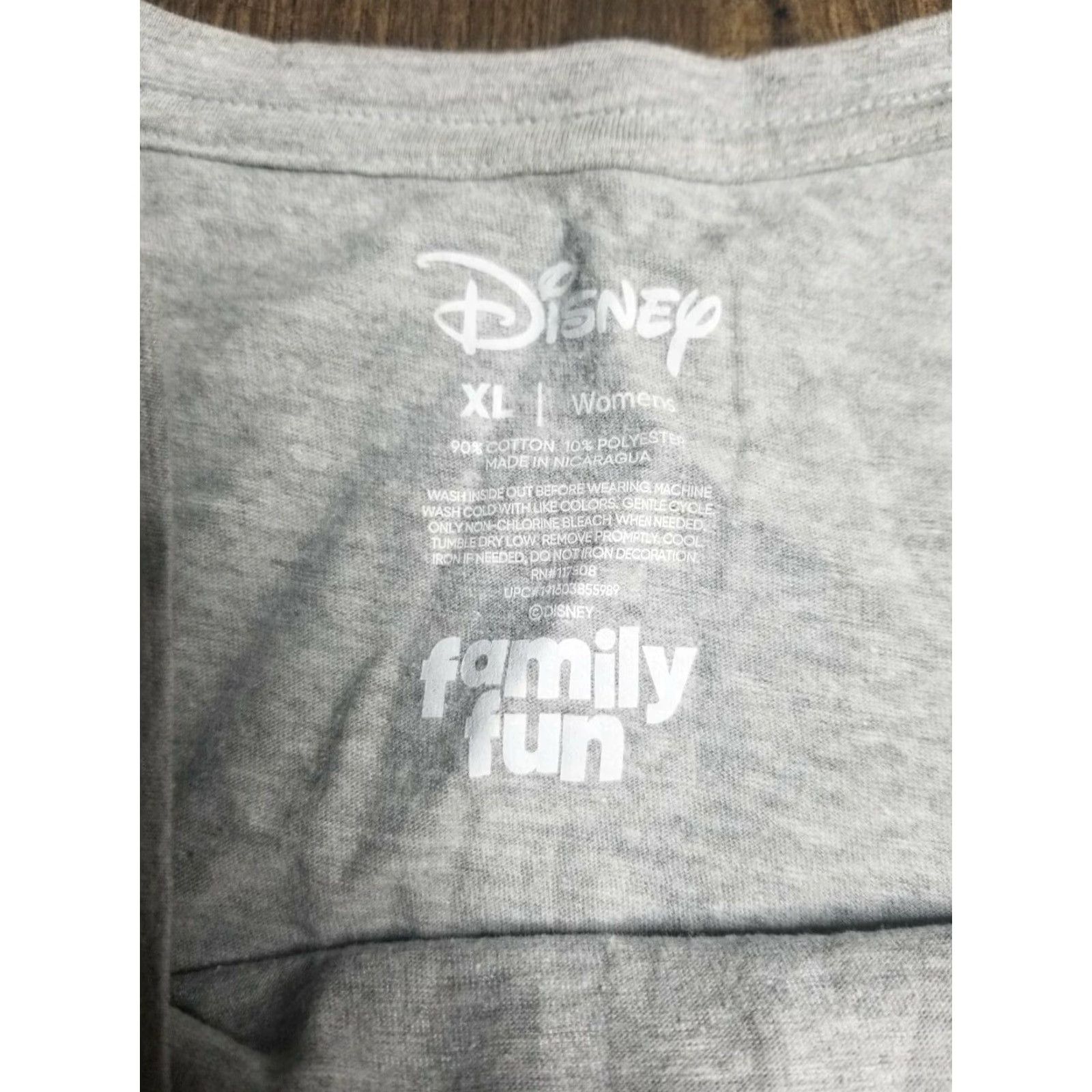 Disney Disney T-Shirt Women’s XL Gray Minnie Mouse Distressed Short Sleeve Shirt Size XL / US 12-14 / IT 48-50 - 3 Thumbnail