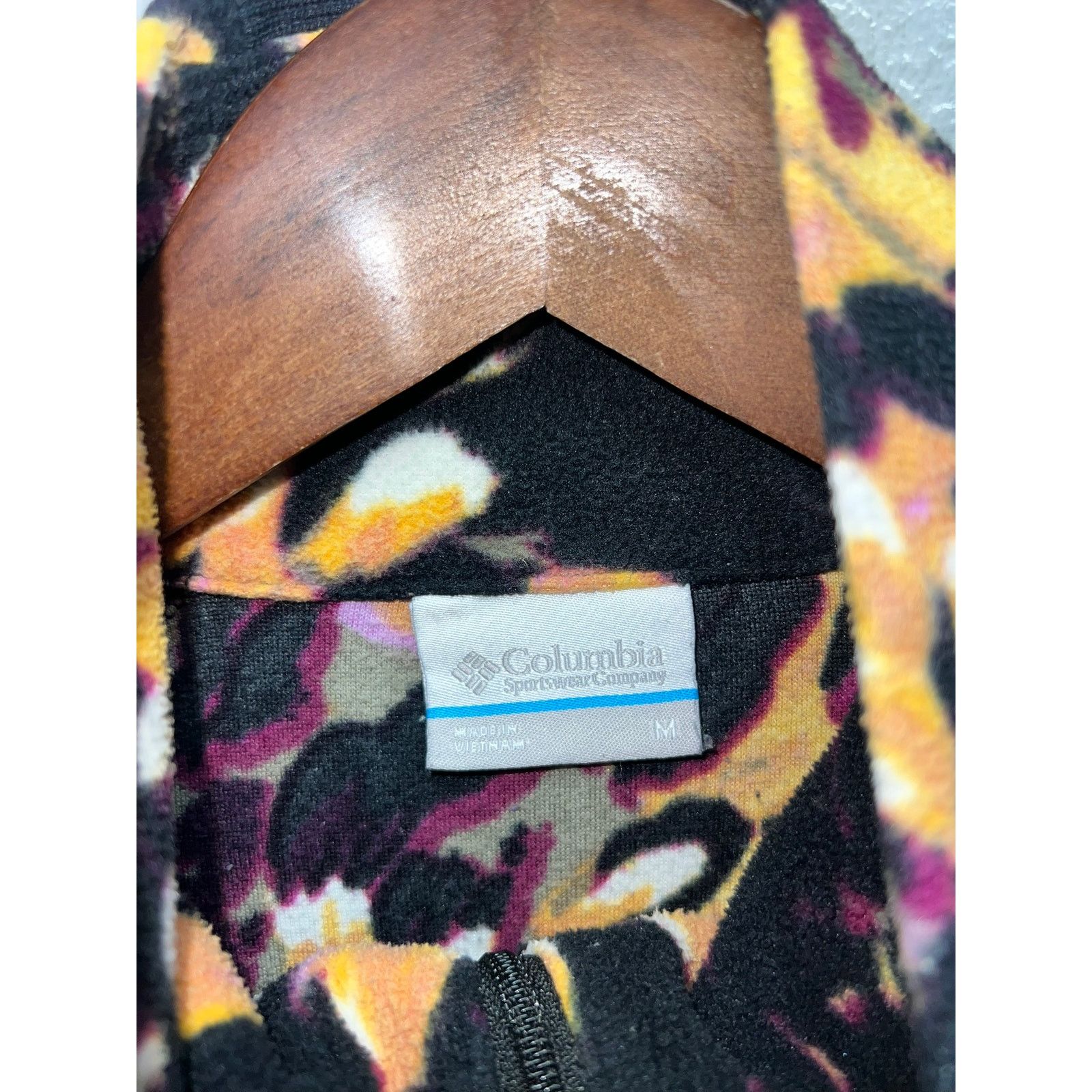 Vintage Womens Columbia Floral Print Fleece Sweatshirt Pullover M Size M / US 6-8 / IT 42-44 - 6 Thumbnail