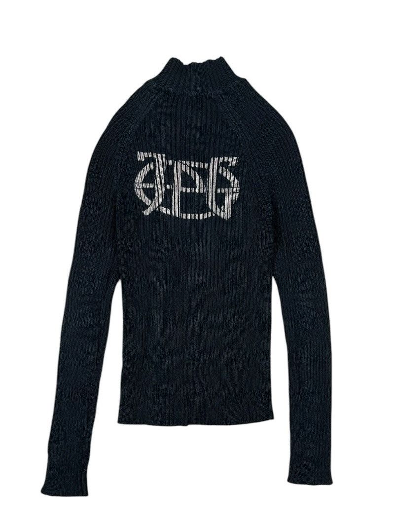Jean Paul Gaultier Jean Paul Gaultier Asymmetrical Knitted Zip Up
