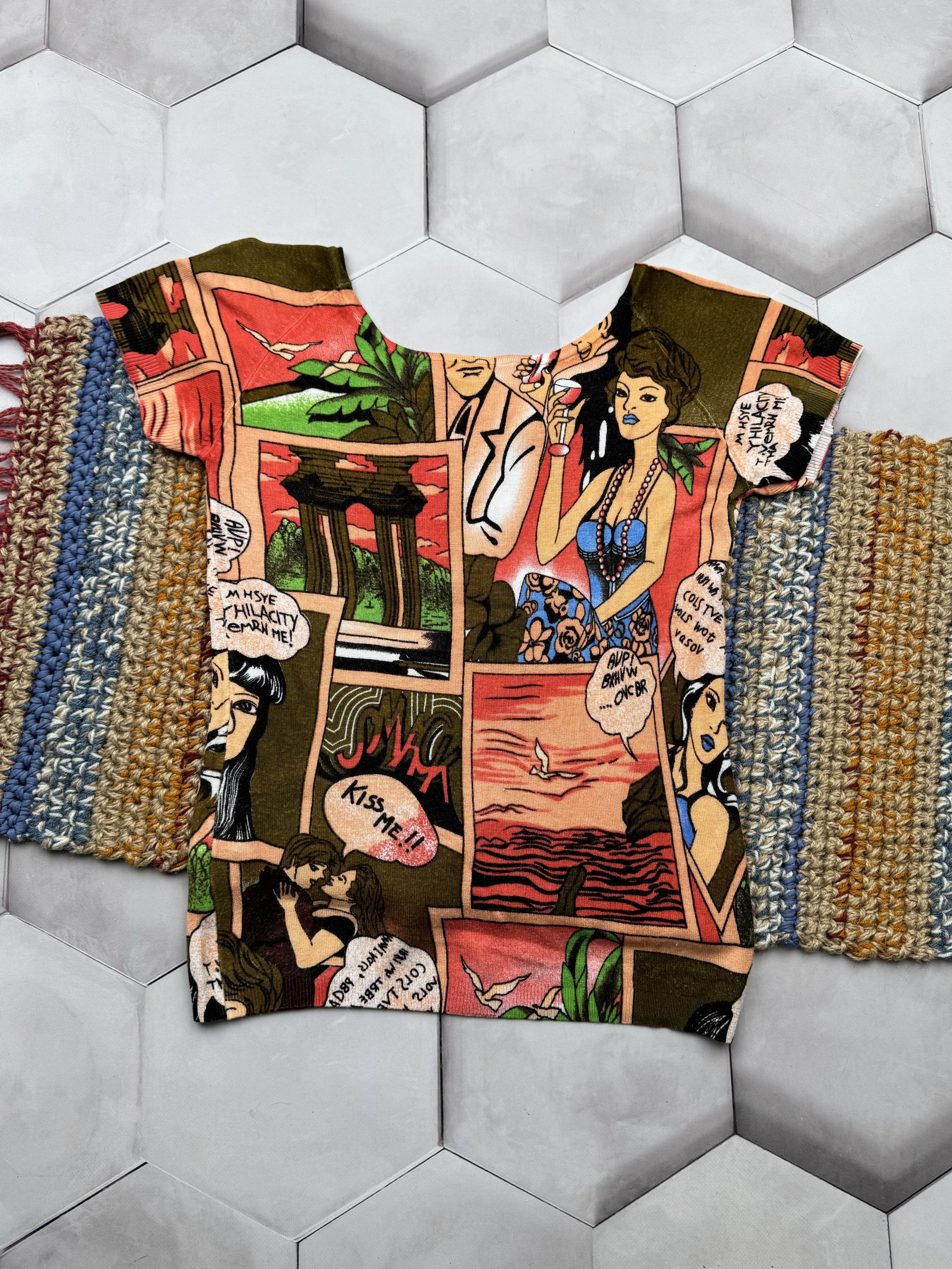 Vintage Vintage Printed Tank (E4) Size M / US 6-8 / IT 42-44 - 3 Thumbnail