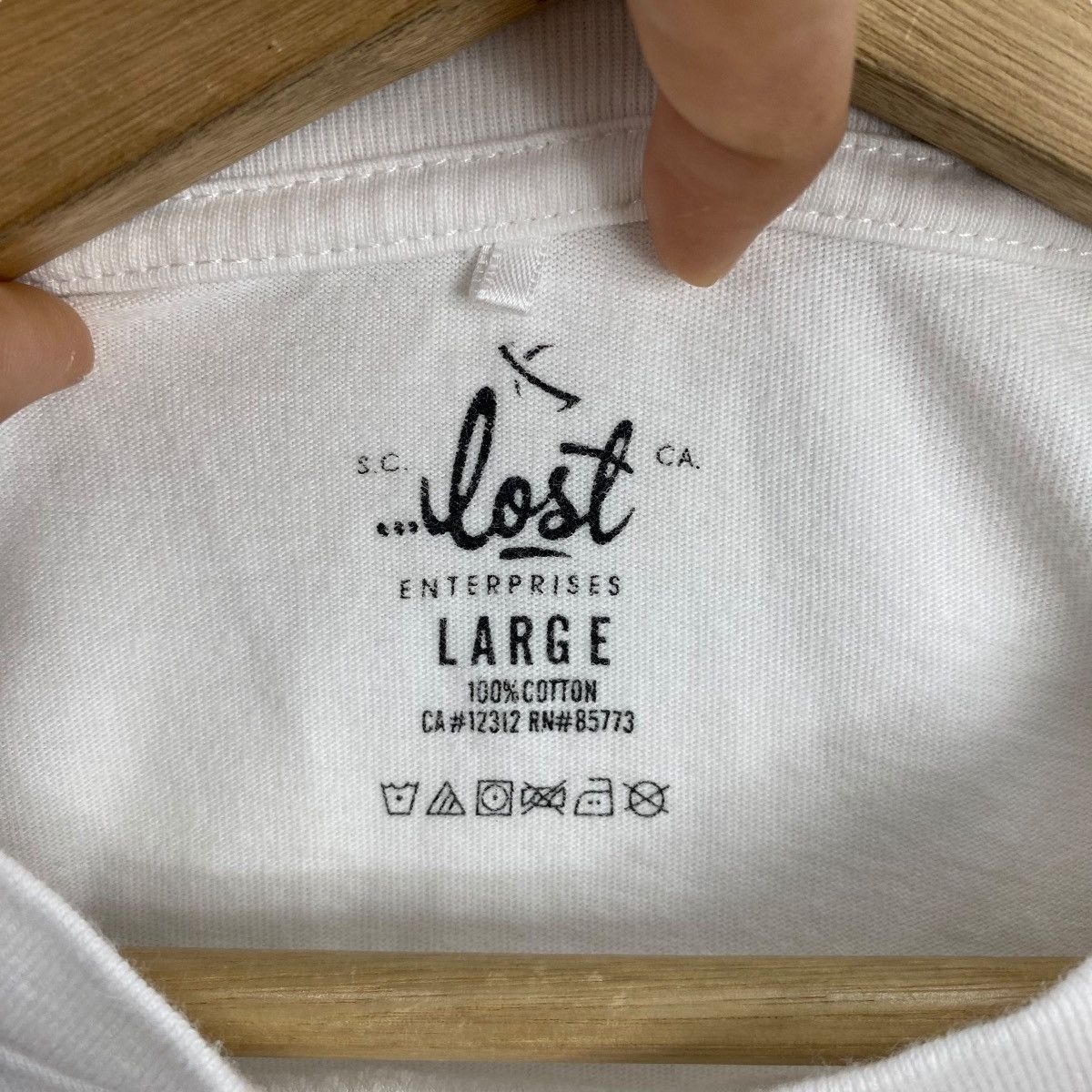 Lost Enterprises LOST ENTERPRISES Fine Curves Graphic Surf Tee Shirt Size US L / EU 52-54 / 3 - 6 Thumbnail