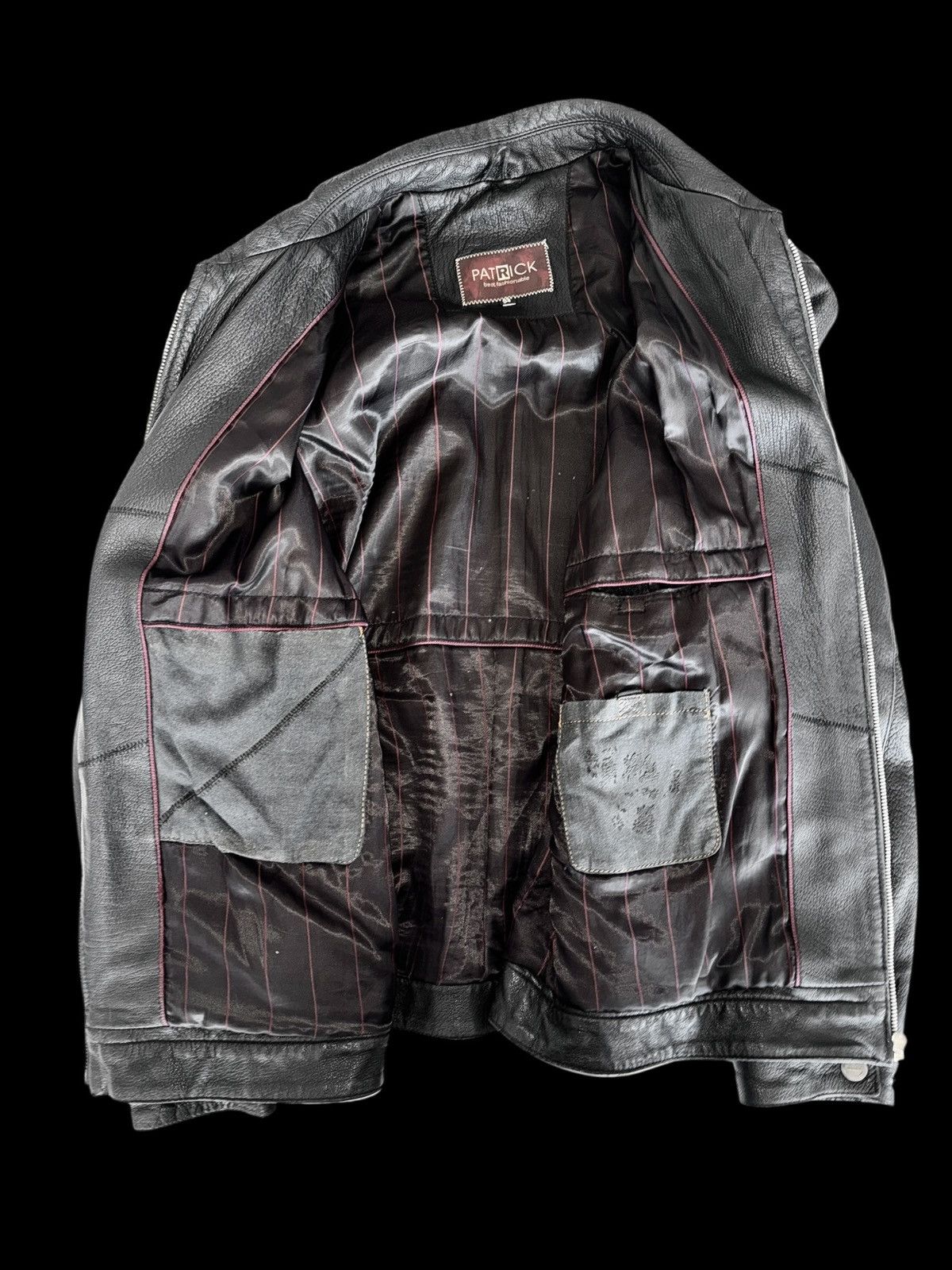 Other Vintage Leather Jacket Size US L / EU 52-54 / 3 - 3 Thumbnail