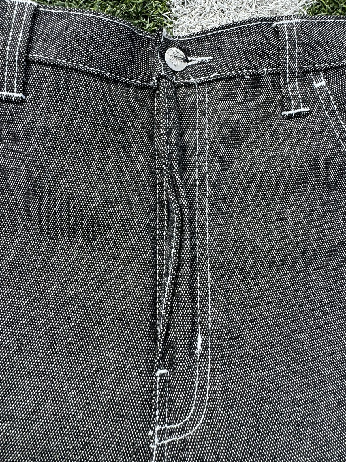 Calvin Klein × Vintage Vintage Calvin Klein Y2K Silver Baggy Denim Jeans Size US 34 / EU 50 - 8 Thumbnail