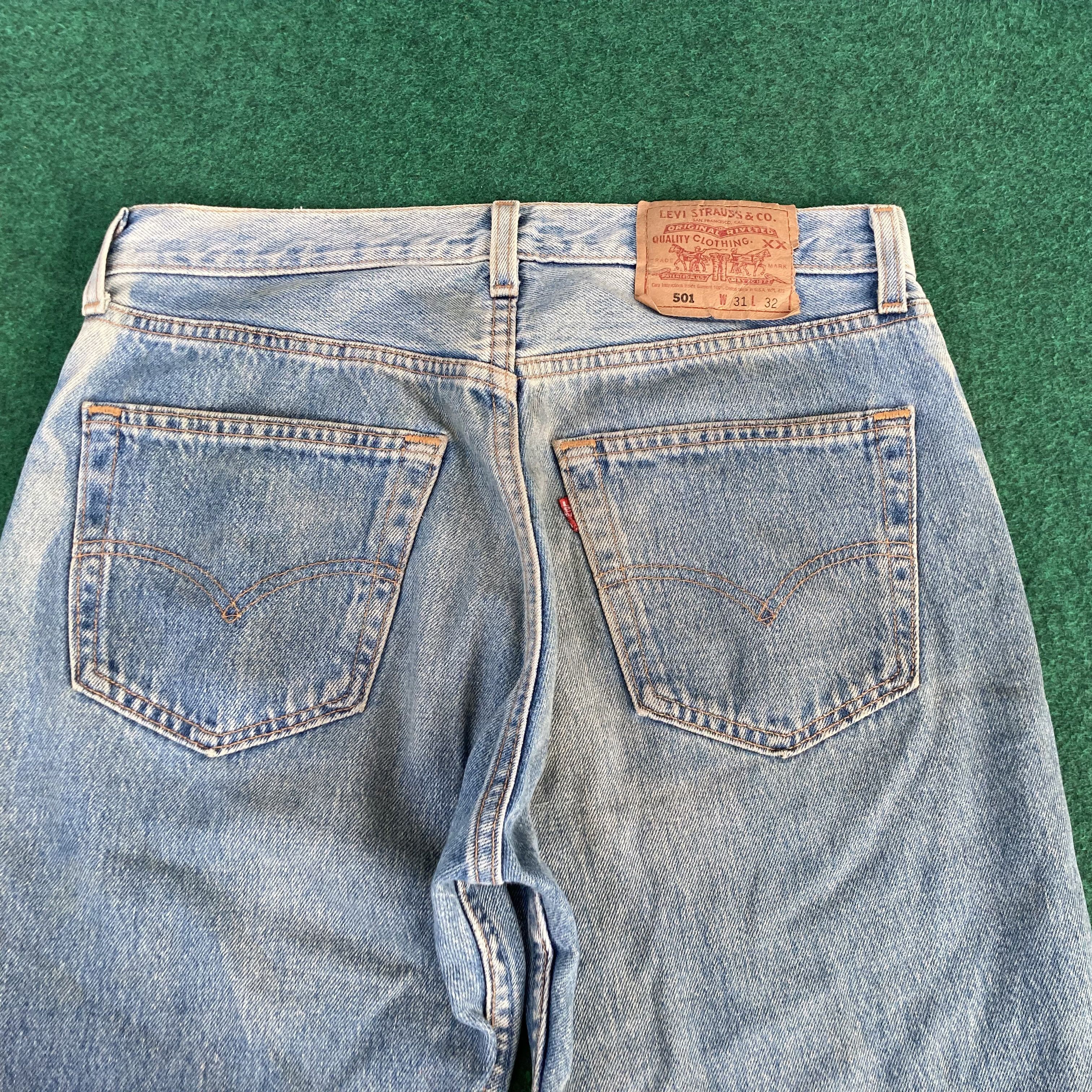 Levi's 30x12.5 Vintage Levis 501 Short Sz 30 Jorts Jeans Size US 30 / EU 46 - 11 Thumbnail