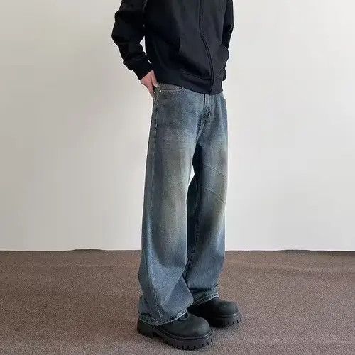 Japanese Brand × Jean Baggy Blue Denim Jeans, Grunge Jeans, Opium Jeans Size US 30 / EU 46 - 2 Thumbnail