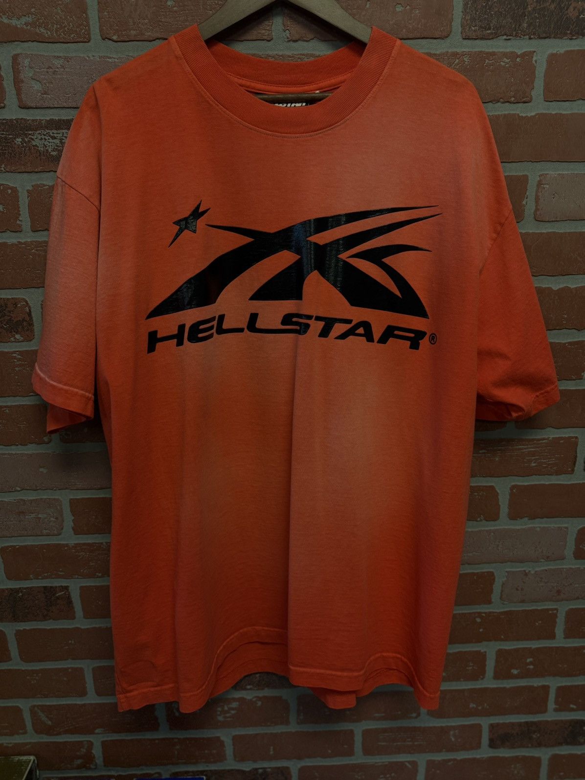 HELLSTAR Hellstar RED Logo Tee Shirt 100% Authentic Size 3XL Size US XXL / EU 58 / 5 - 1 Thumbnail