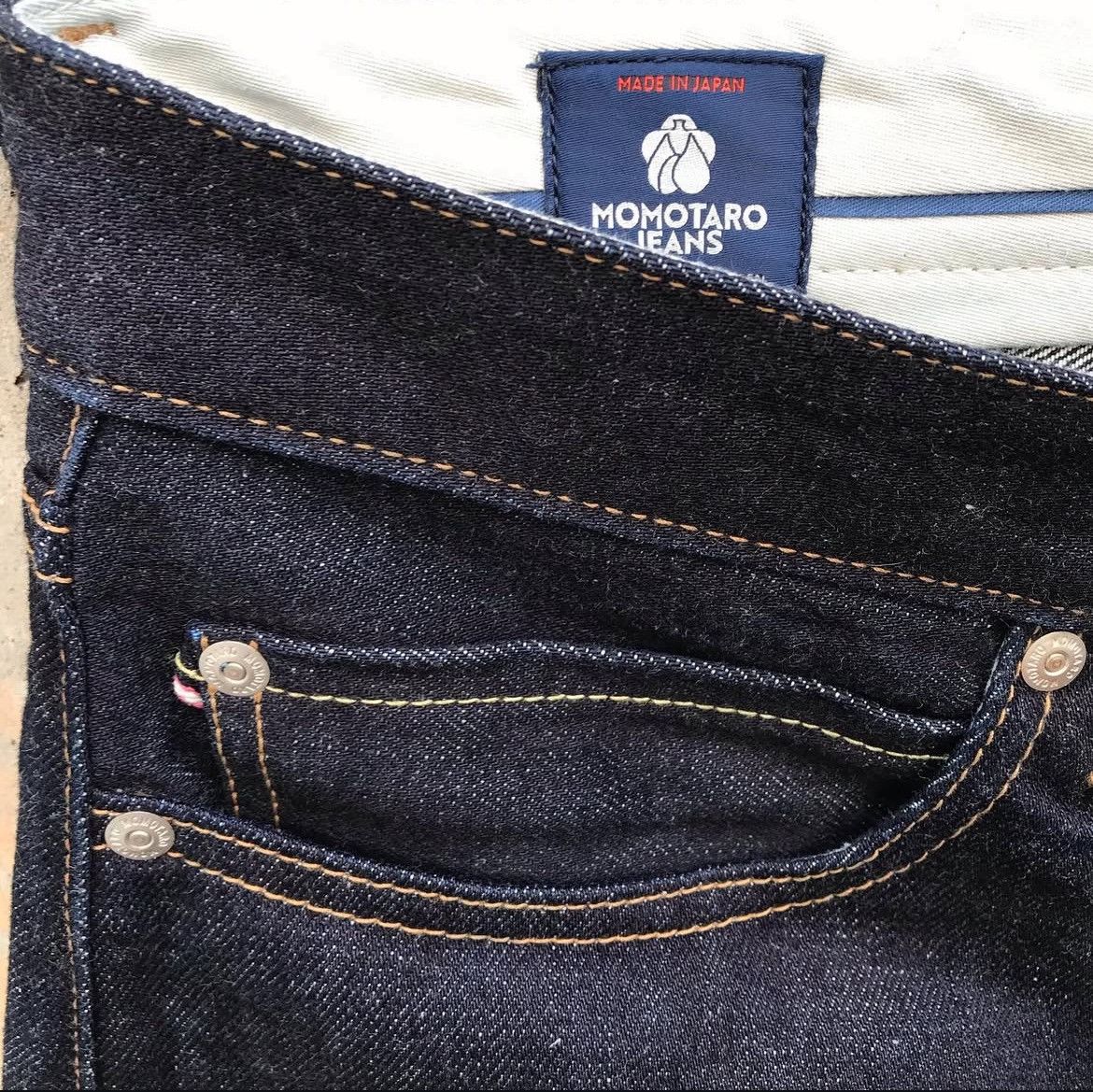 Momotaro Jeans MOMOTARO JEANS ' TOKUNO BLUE ' Wide Straight Fit 14.70z Size US 34 / EU 50 - 15 Thumbnail