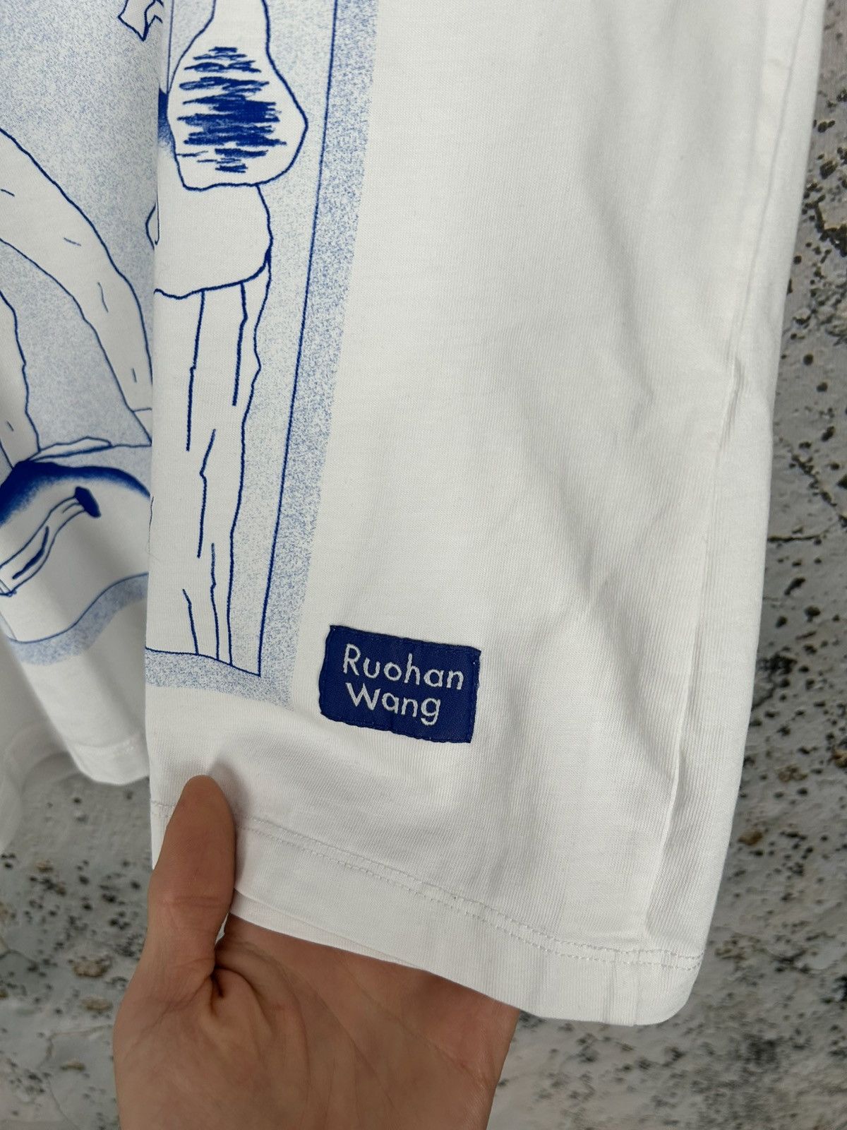 Zara Zara Rouchan Wang Avant Garde Abstract Graphic Tee Grunge Size US S / EU 44-46 / 1 - 5 Thumbnail