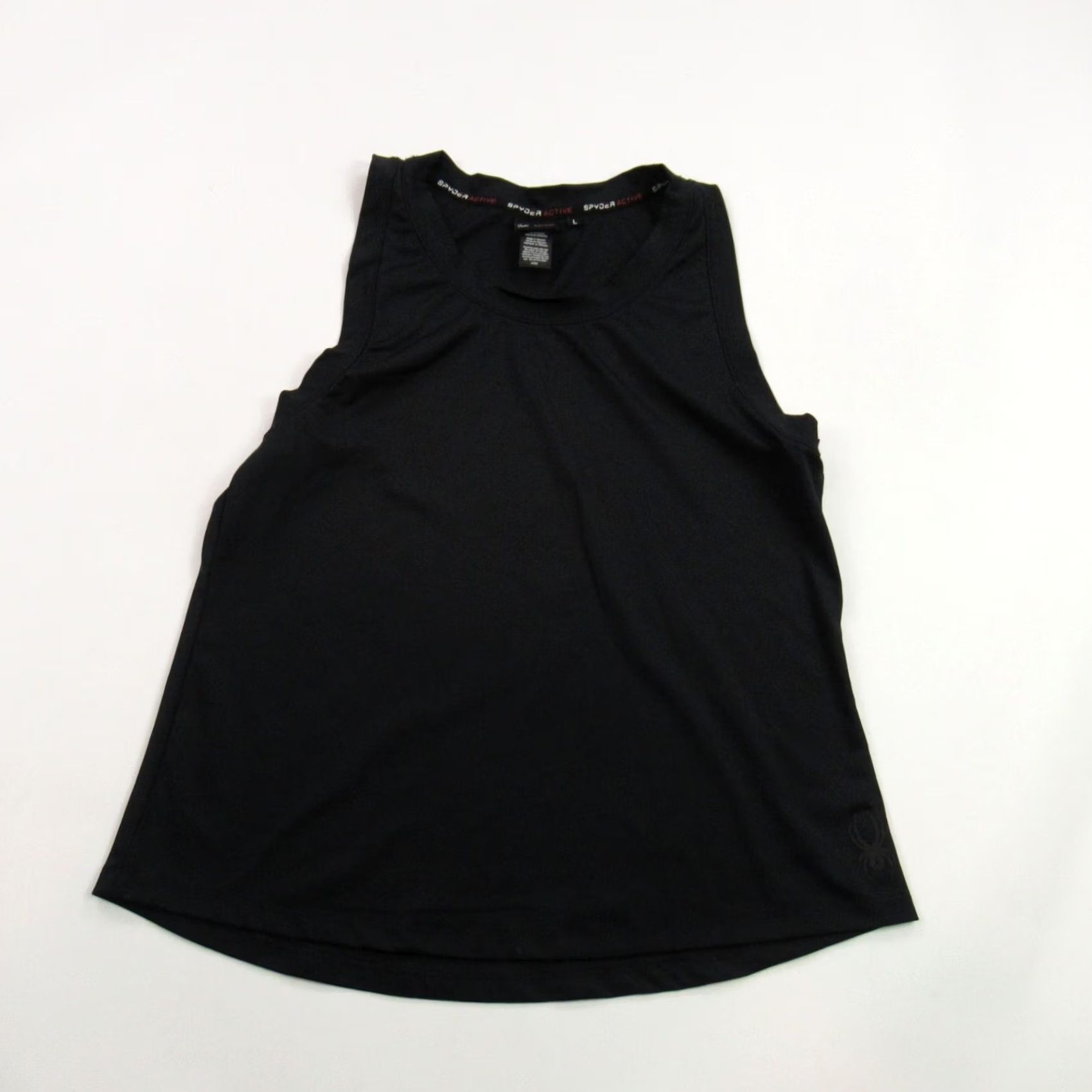 Spyder Spyder Tank Top Womens Large Sleeveless Lightweight Stretch Black Workout Shirt Size L / US 10 / IT 46 - 2 Thumbnail