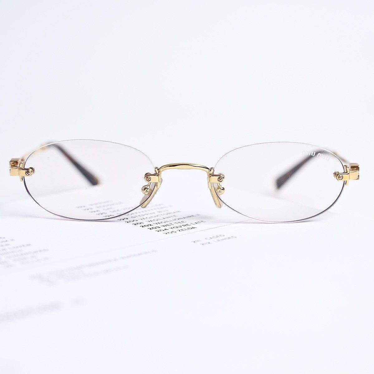 Miu Miu MIU MIU 0MU A54S 5AK08N SUNGLASSES Size ONE SIZE - 9 Thumbnail