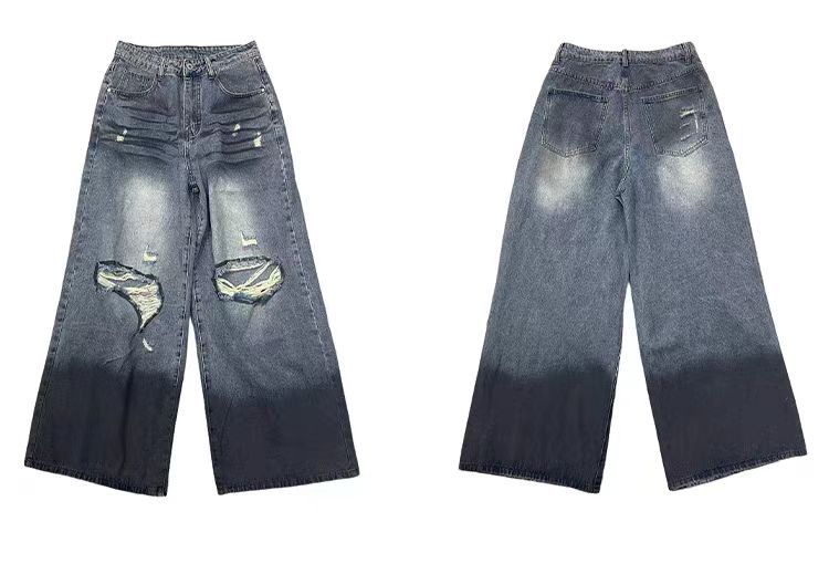 Japanese Brand × Vintage Vintage High Street Hip Hop Wide Leg Loose Jeans Size US 30 / EU 46 - 4 Thumbnail
