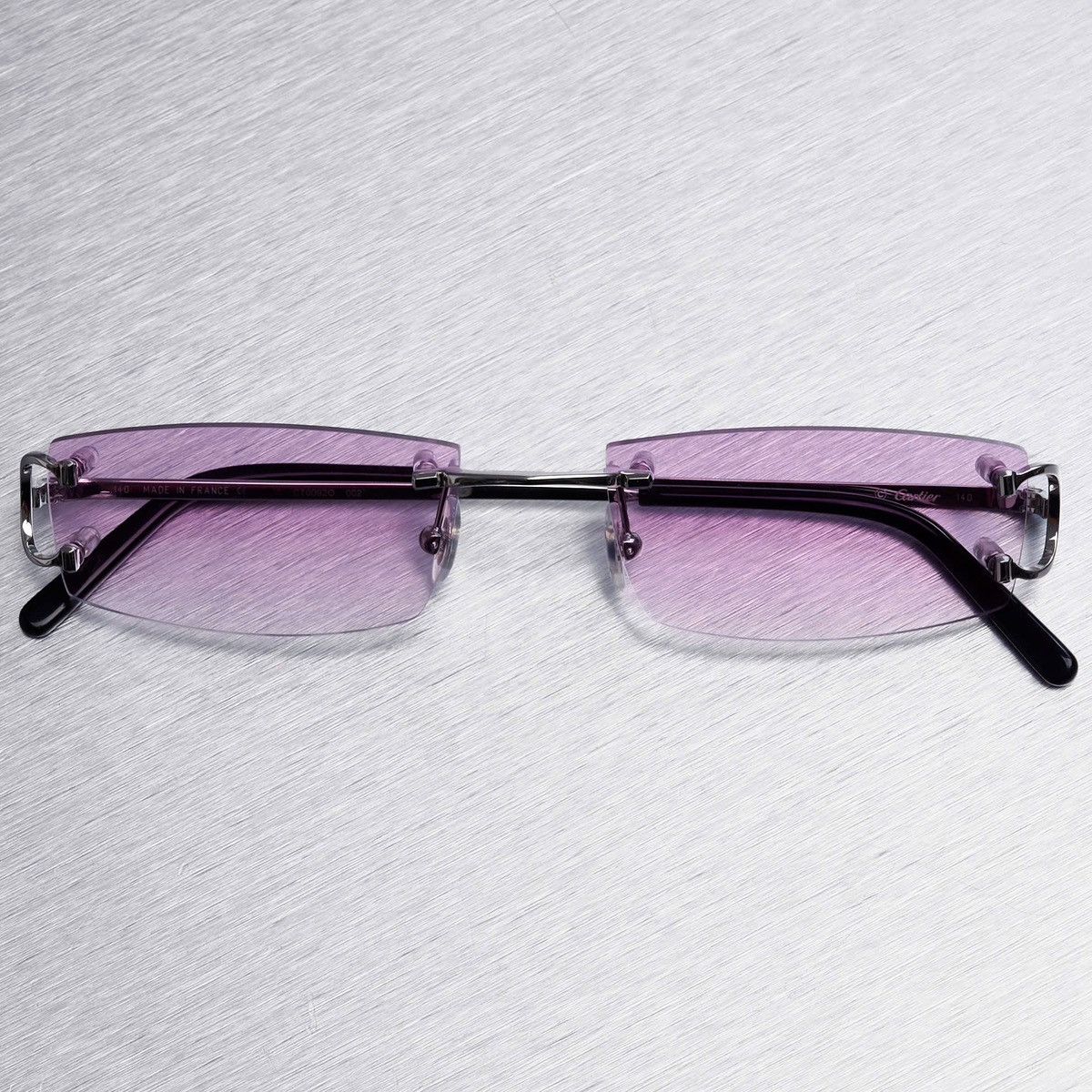 Cartier CARTIER CT0092O 002 TWILIGHT MAUVE SUNGLASSES Size ONE SIZE - 6 Thumbnail