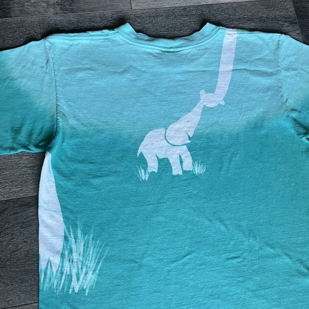 Vintage Vintage 90s Elephant Art All Over Print Double Side Logo Tee Size US M / EU 48-50 / 2 - 4 Thumbnail