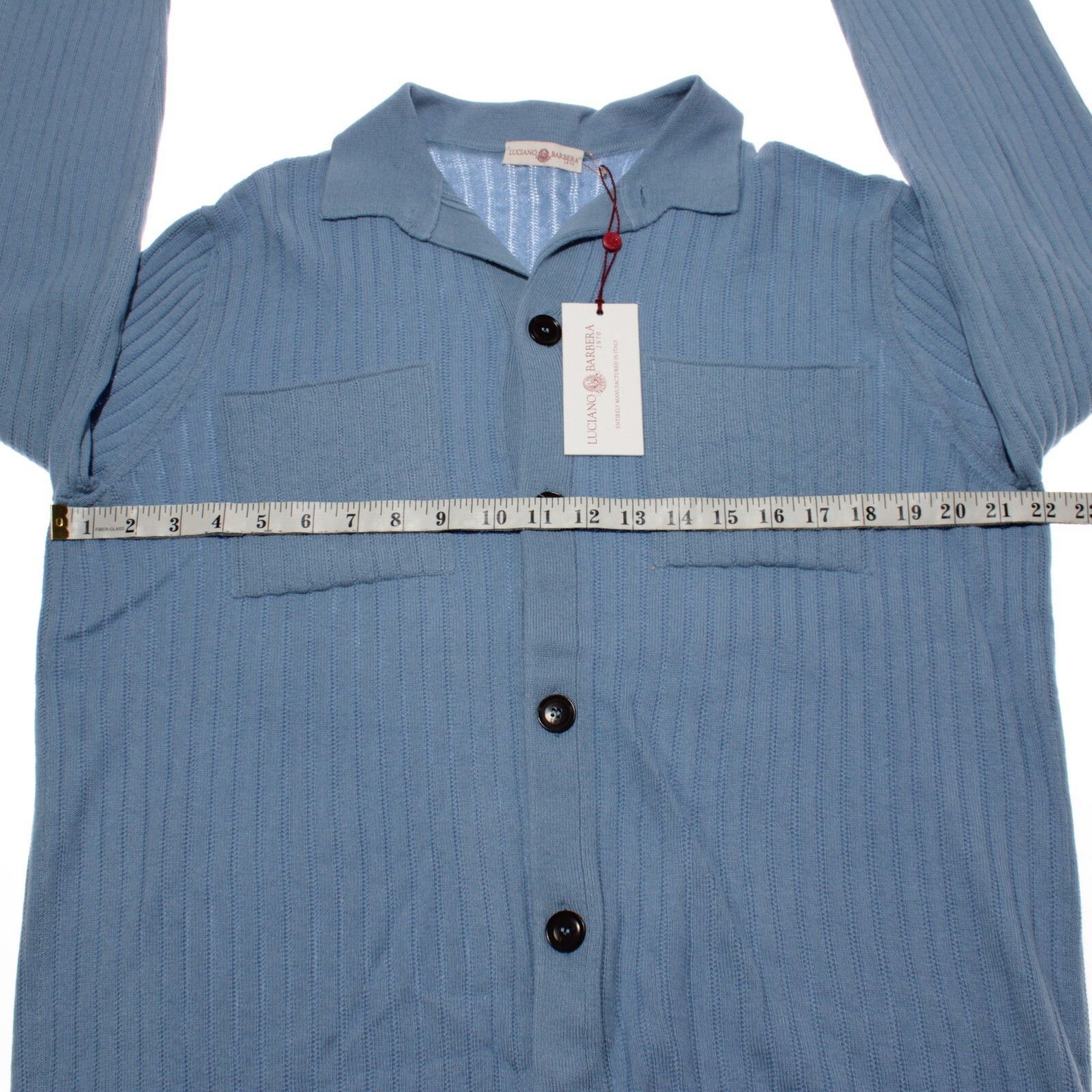 Luciano Barbera Luciano Barbera Sweater Size US M in Blue Size US M / EU 48-50 / 2 - 6 Thumbnail