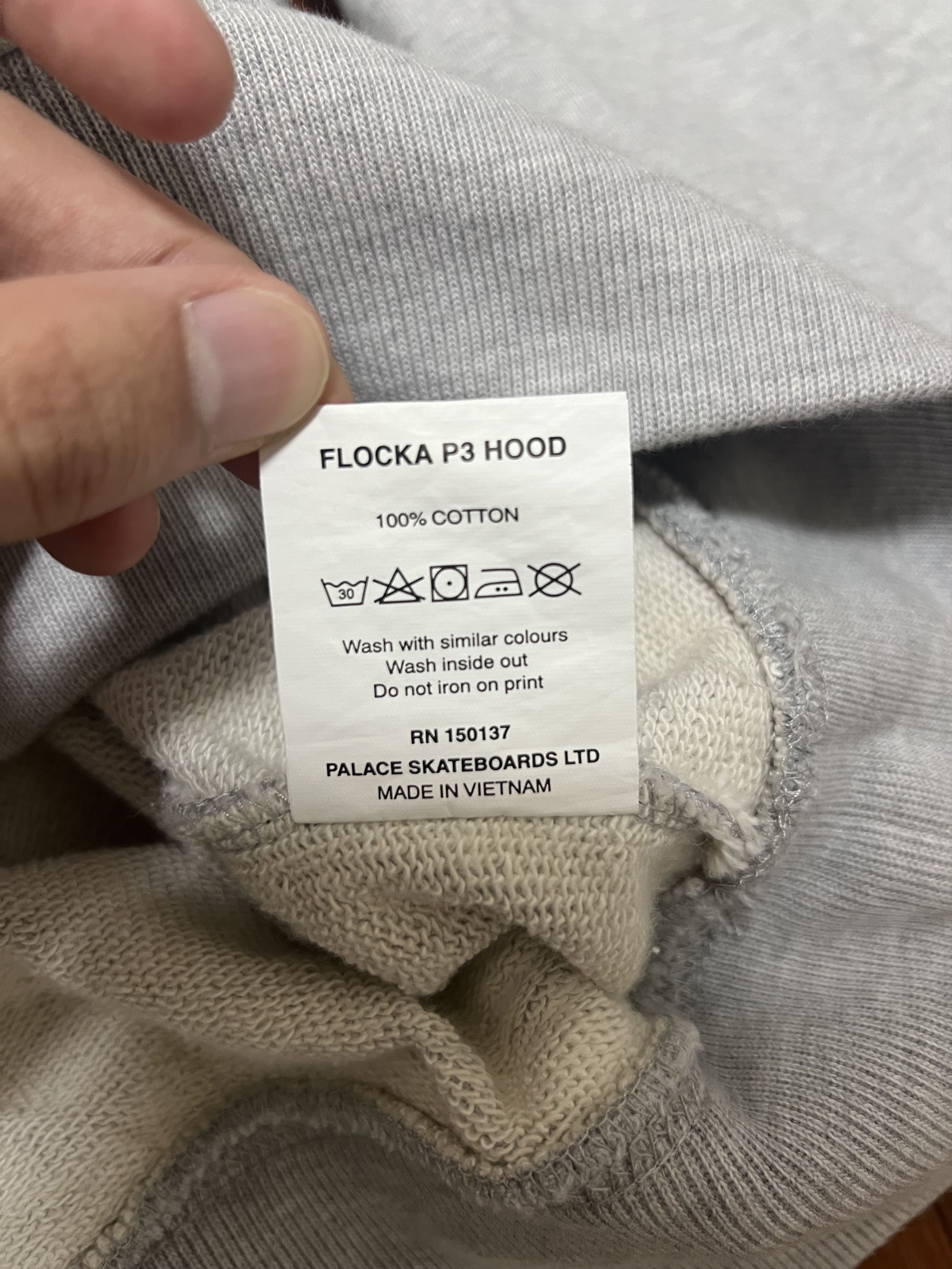 Palace 💚 2019 Palace Flocka P3 Hoodie Grey Marl Large NEW Size US L / EU 52-54 / 3 - 9 Thumbnail